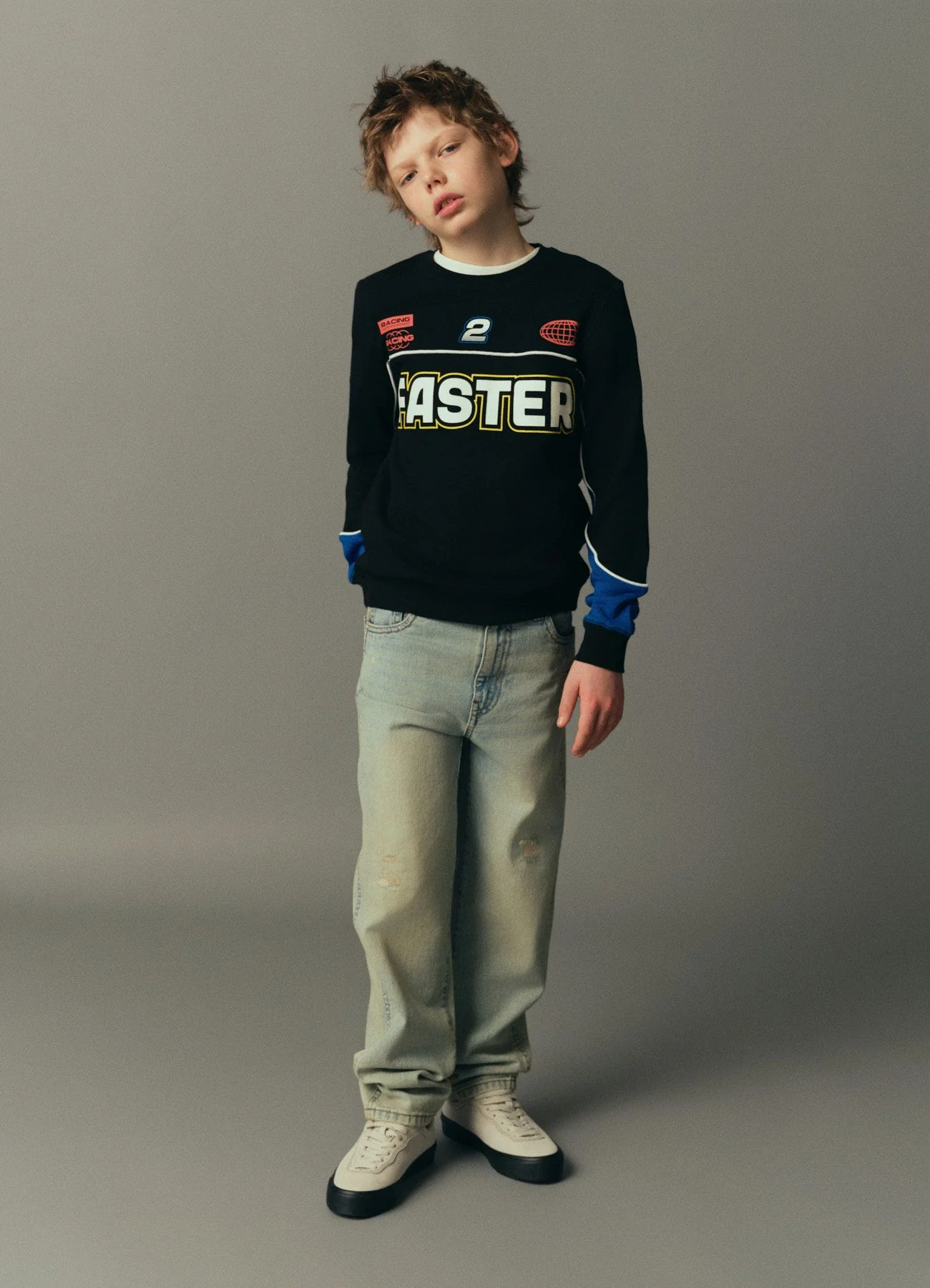 Jeans relaxed con strappi - Image 4