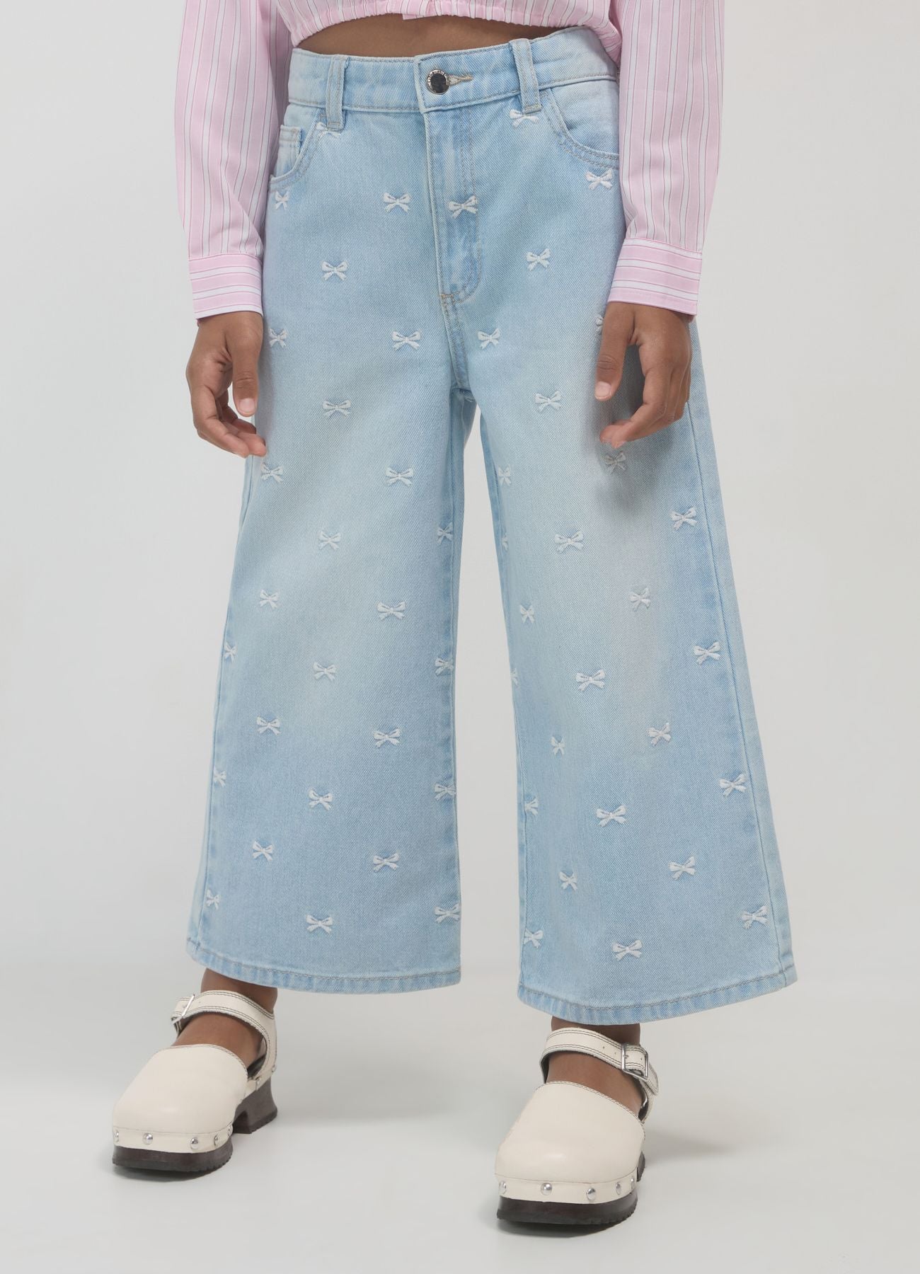 Jeans ricami fiocchi - Image 2