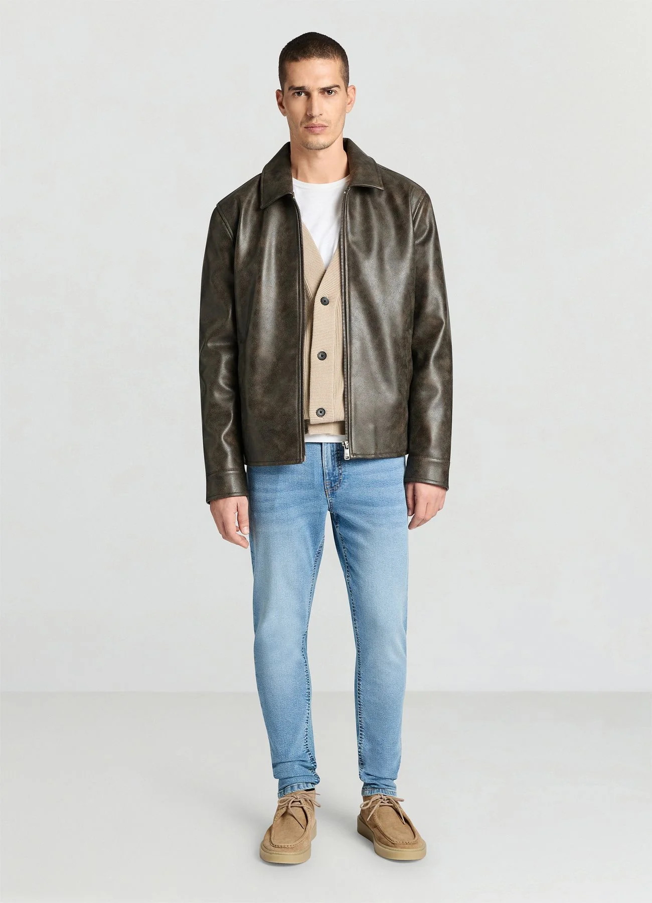 Jeans skinny a tinta unita - Image 3