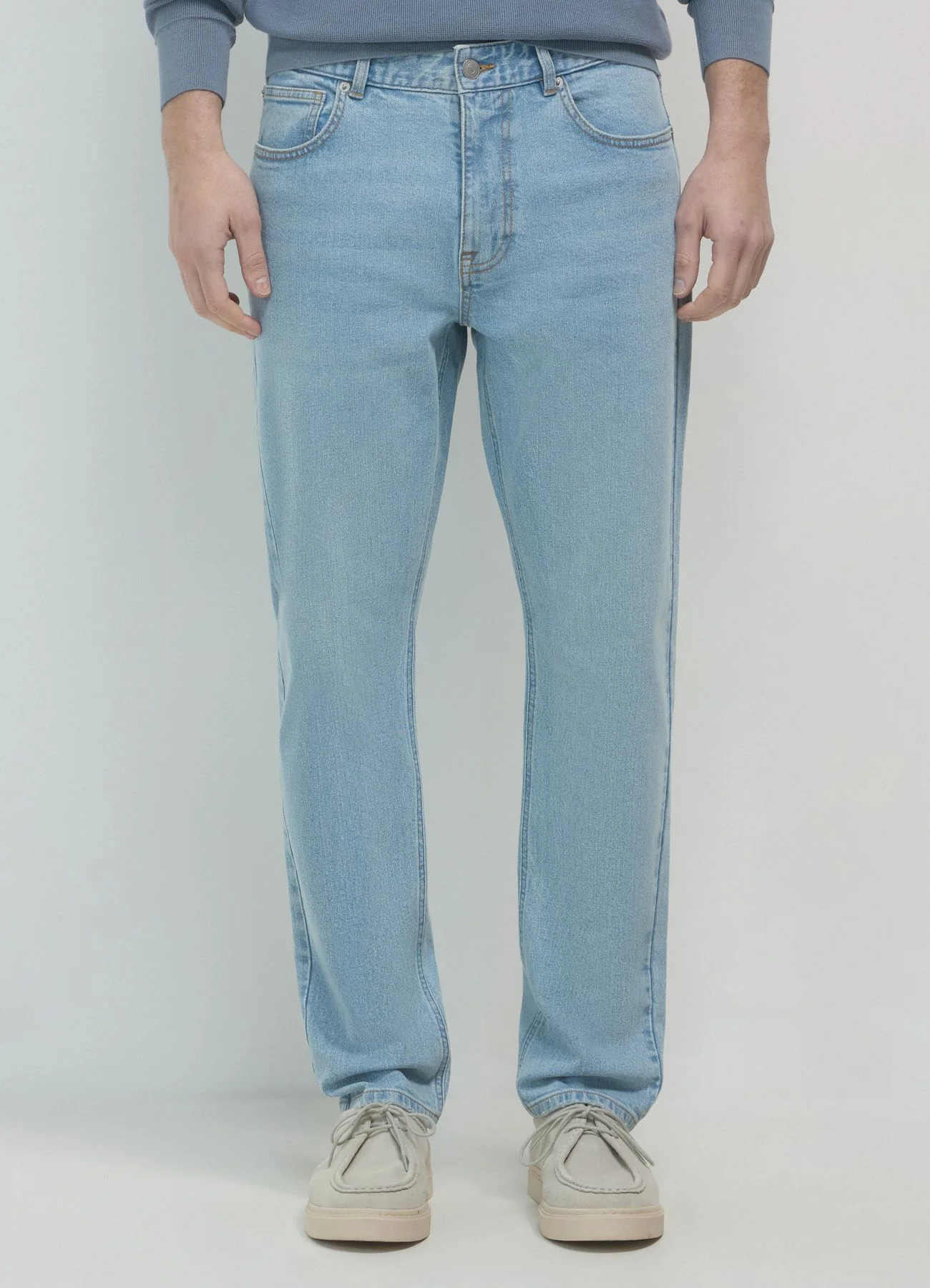 Jeans slim effetto slavato