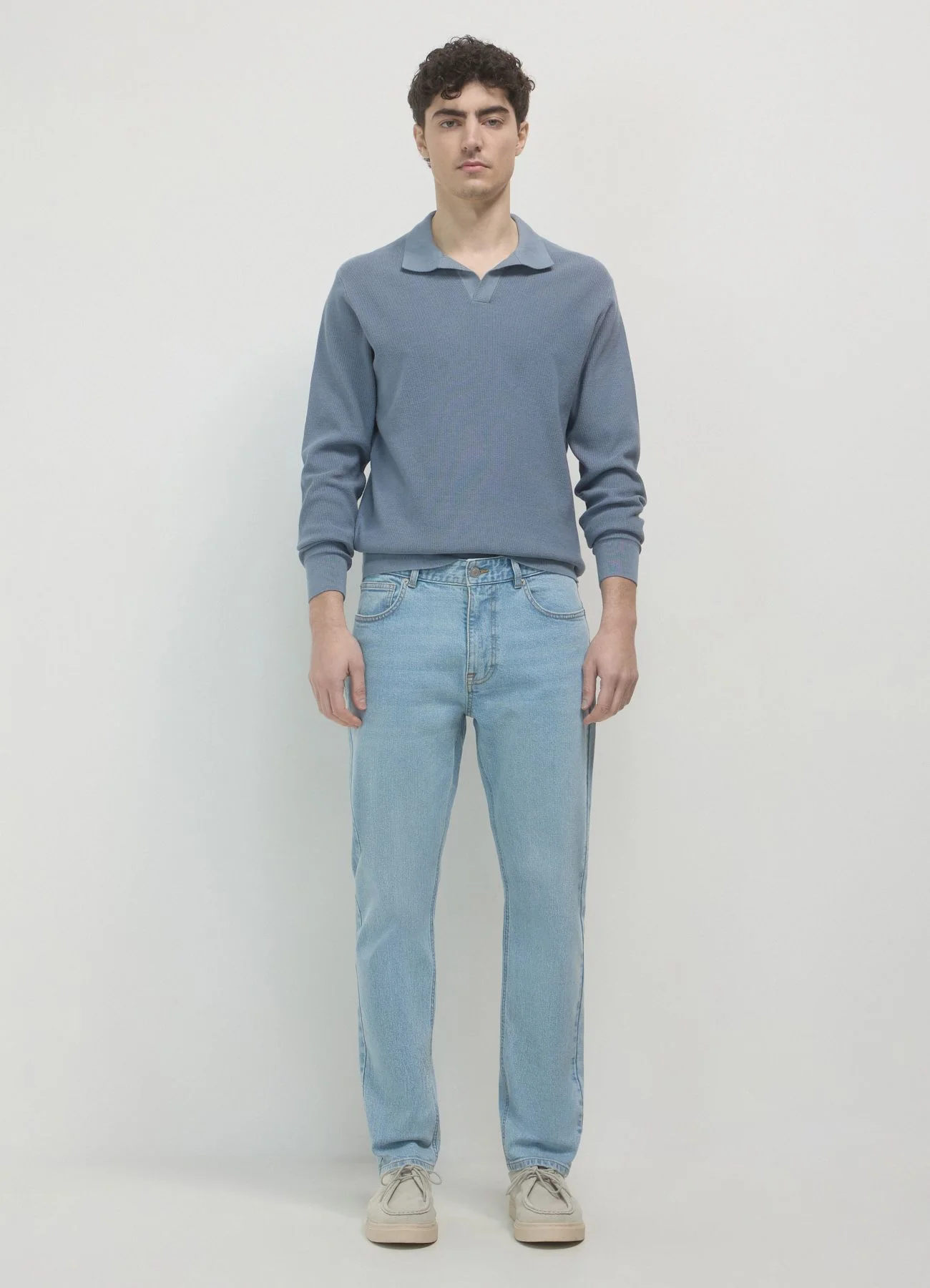 Jeans slim effetto slavato - Image 2