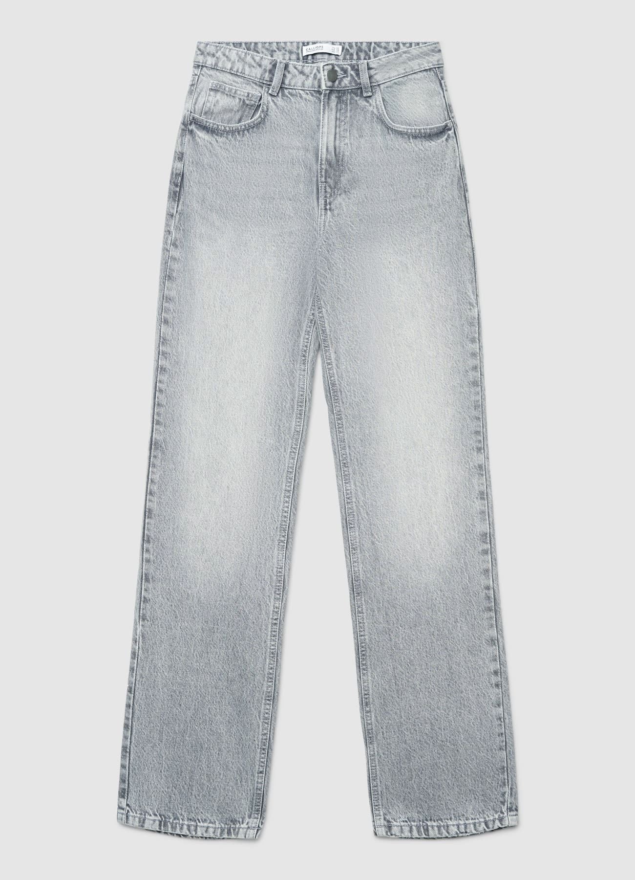 Jeans straight a tinta unita - Image 5
