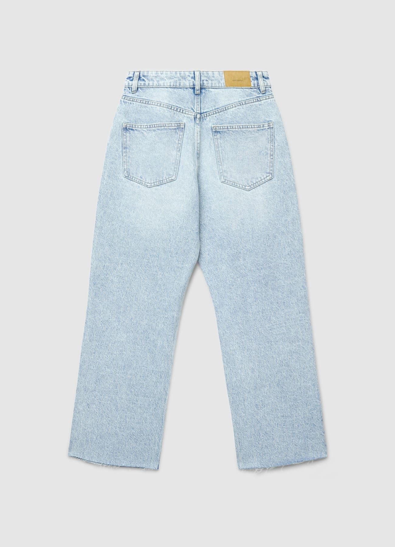 Jeans straight cropped fit - Image 4