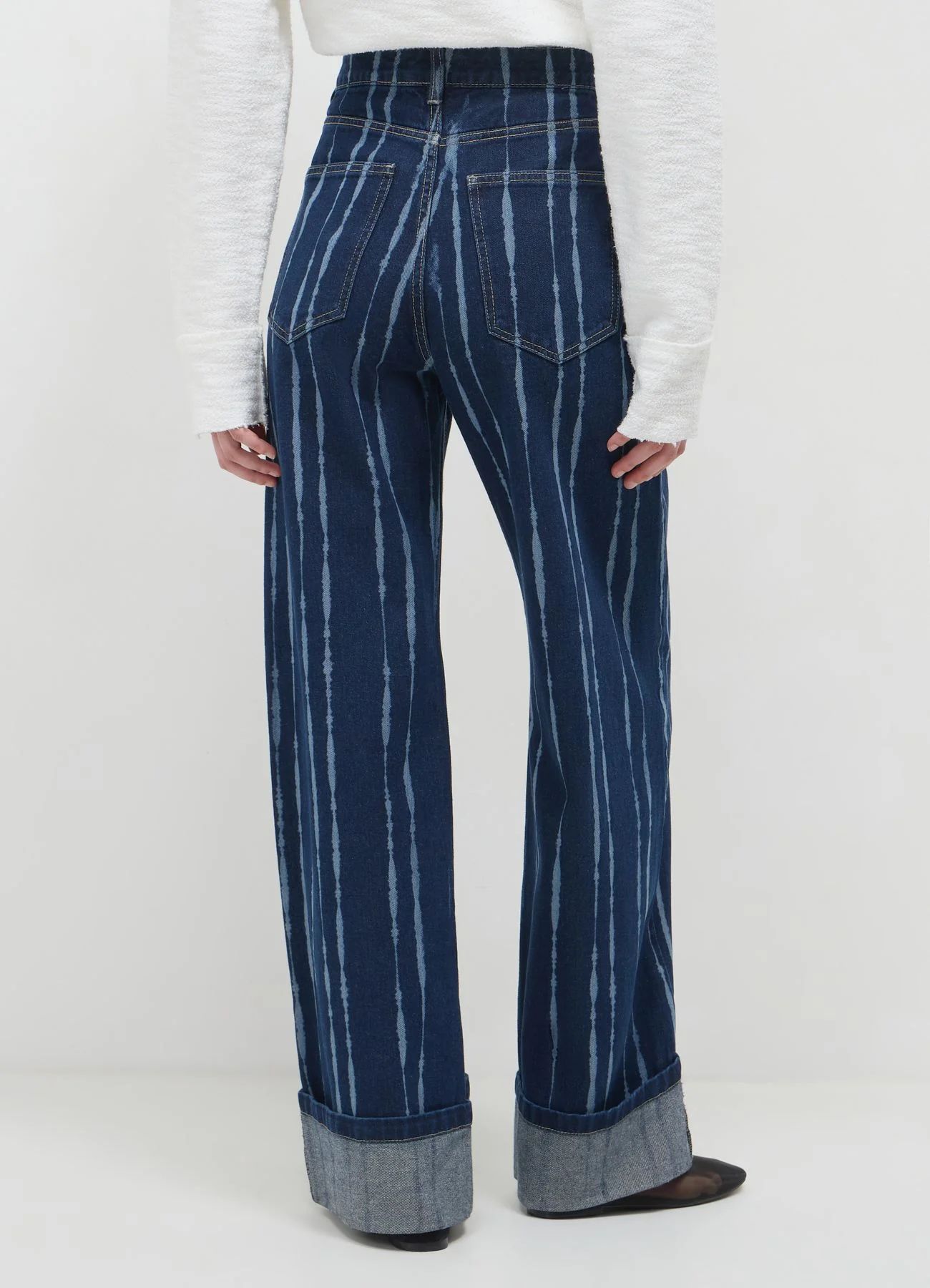 Jeans straight laserato - Image 3
