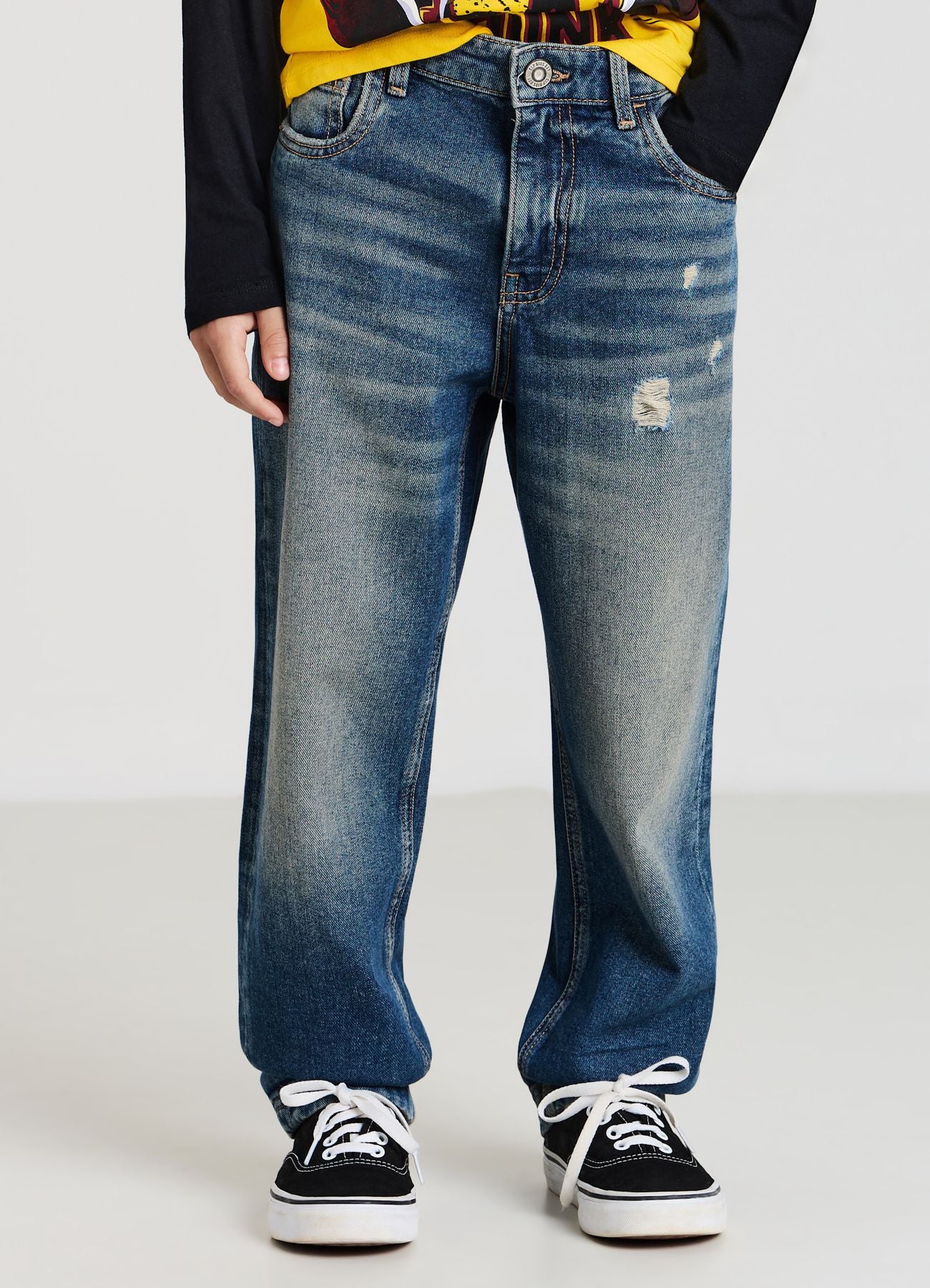 Jeans super baggy con strappi - Image 3
