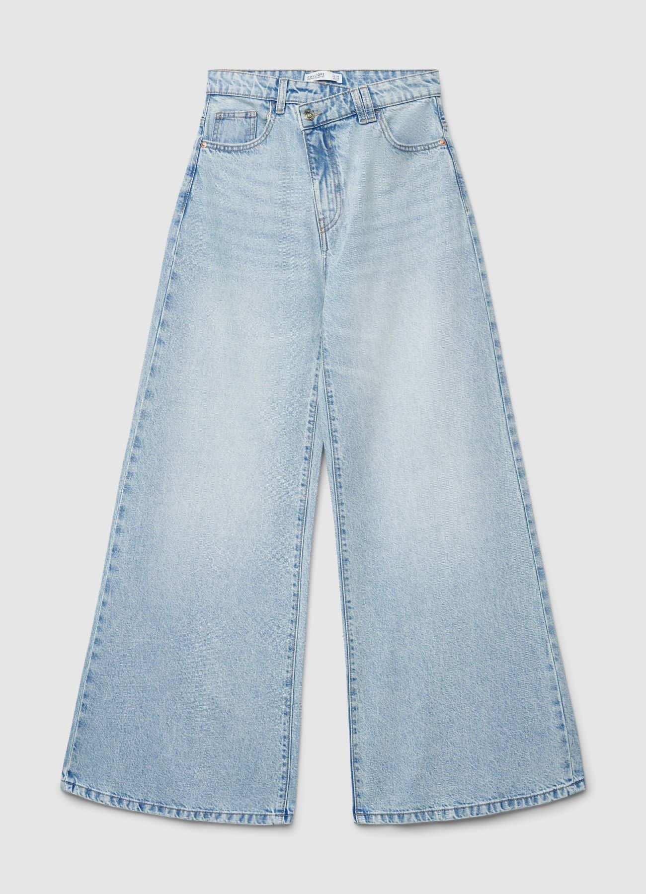 Jeans wide leg a vita alta - Image 4