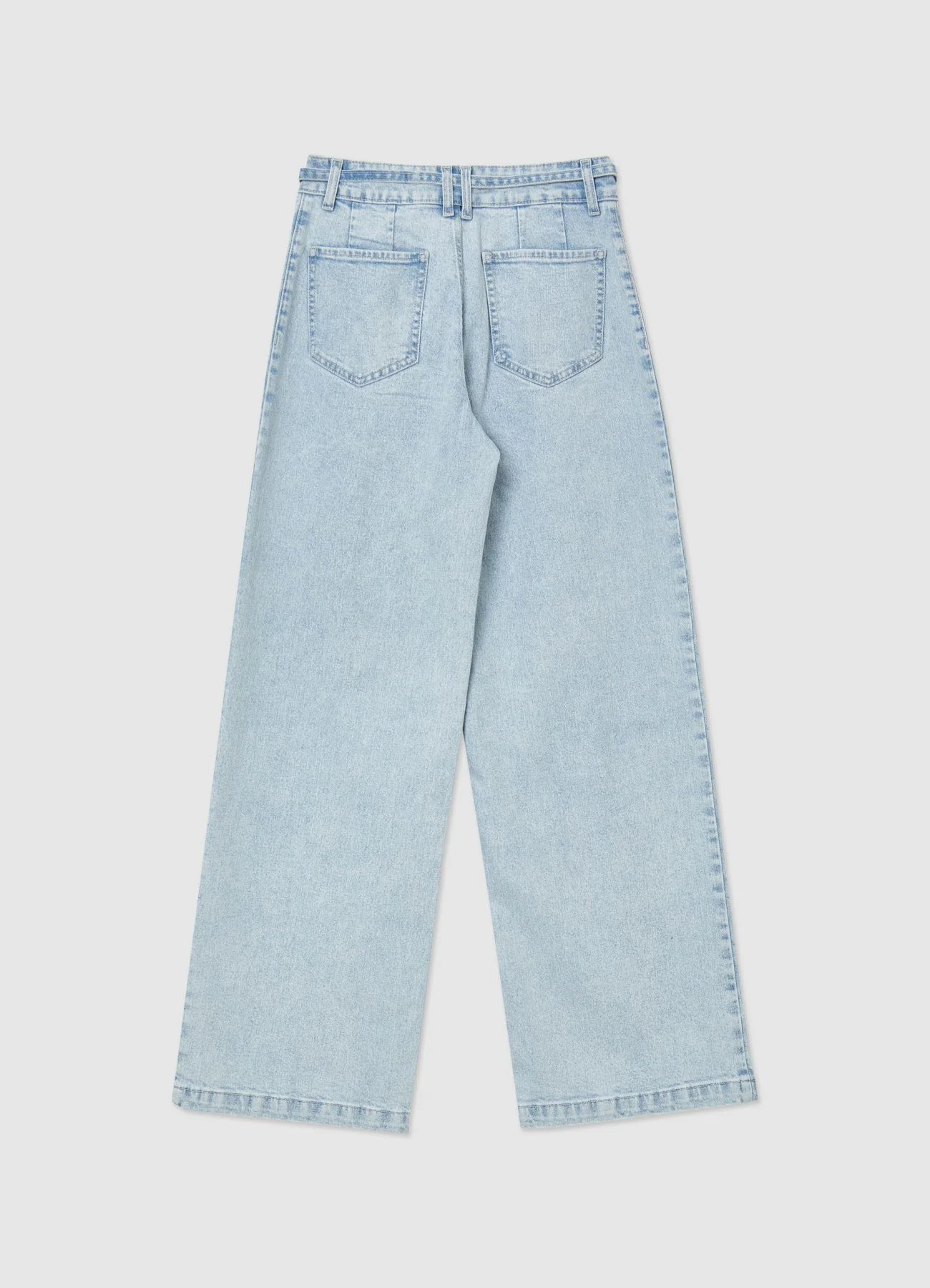Jeans wide leg con cintura - Image 4