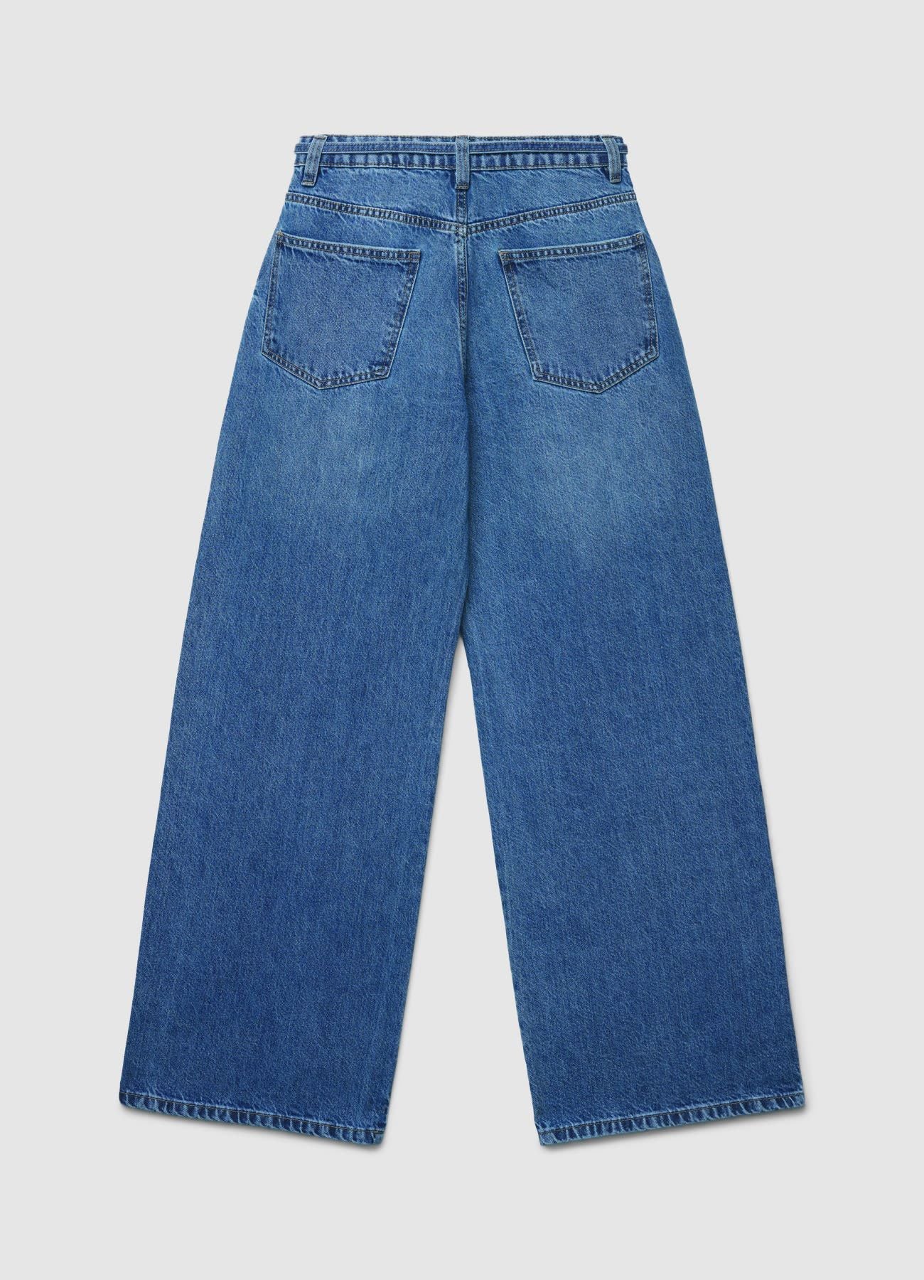 Jeans wide leg con cintura - Image 6
