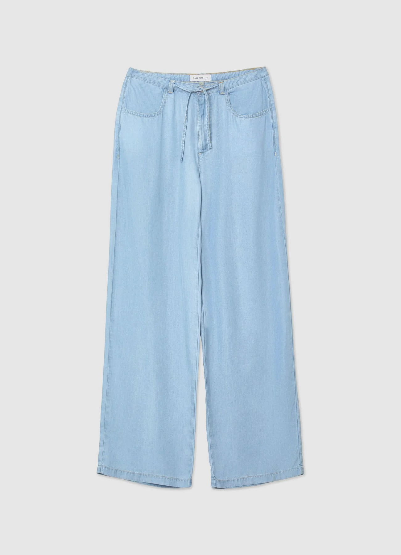 Jeans wide leg con coulisse - Image 4