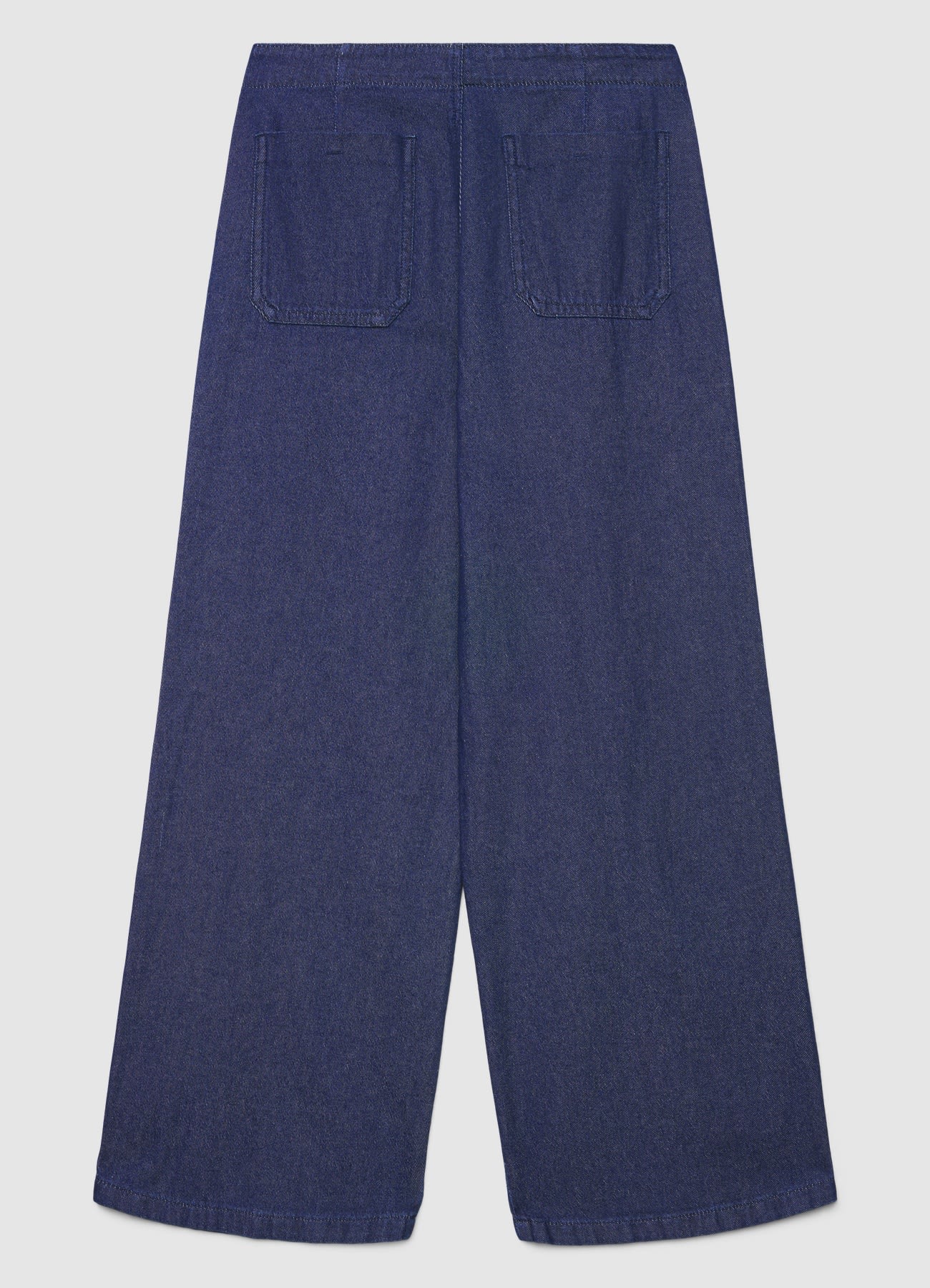 Jeans wide leg con cuciture a vista - Image 6