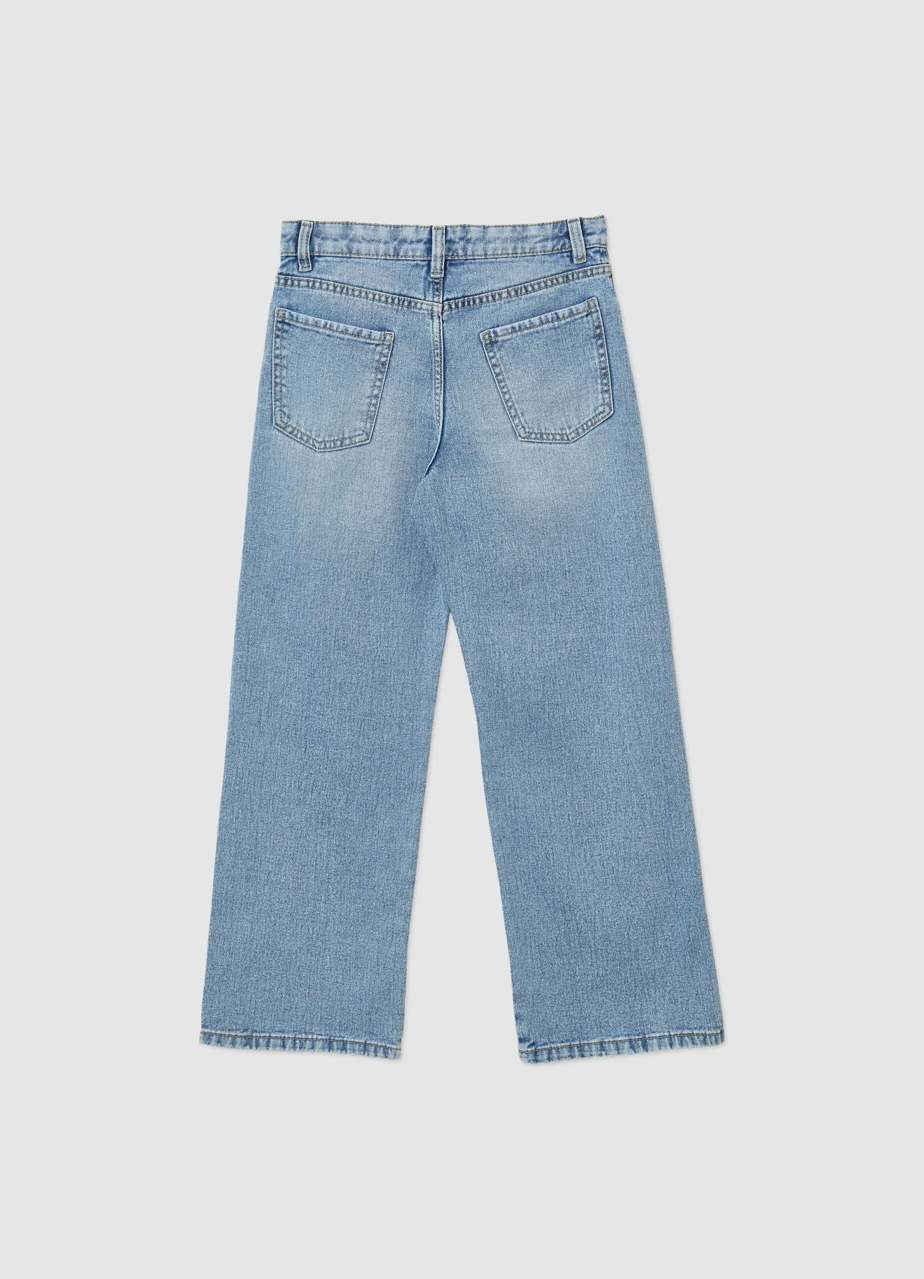 Jeans wide leg con scritte - Image 3