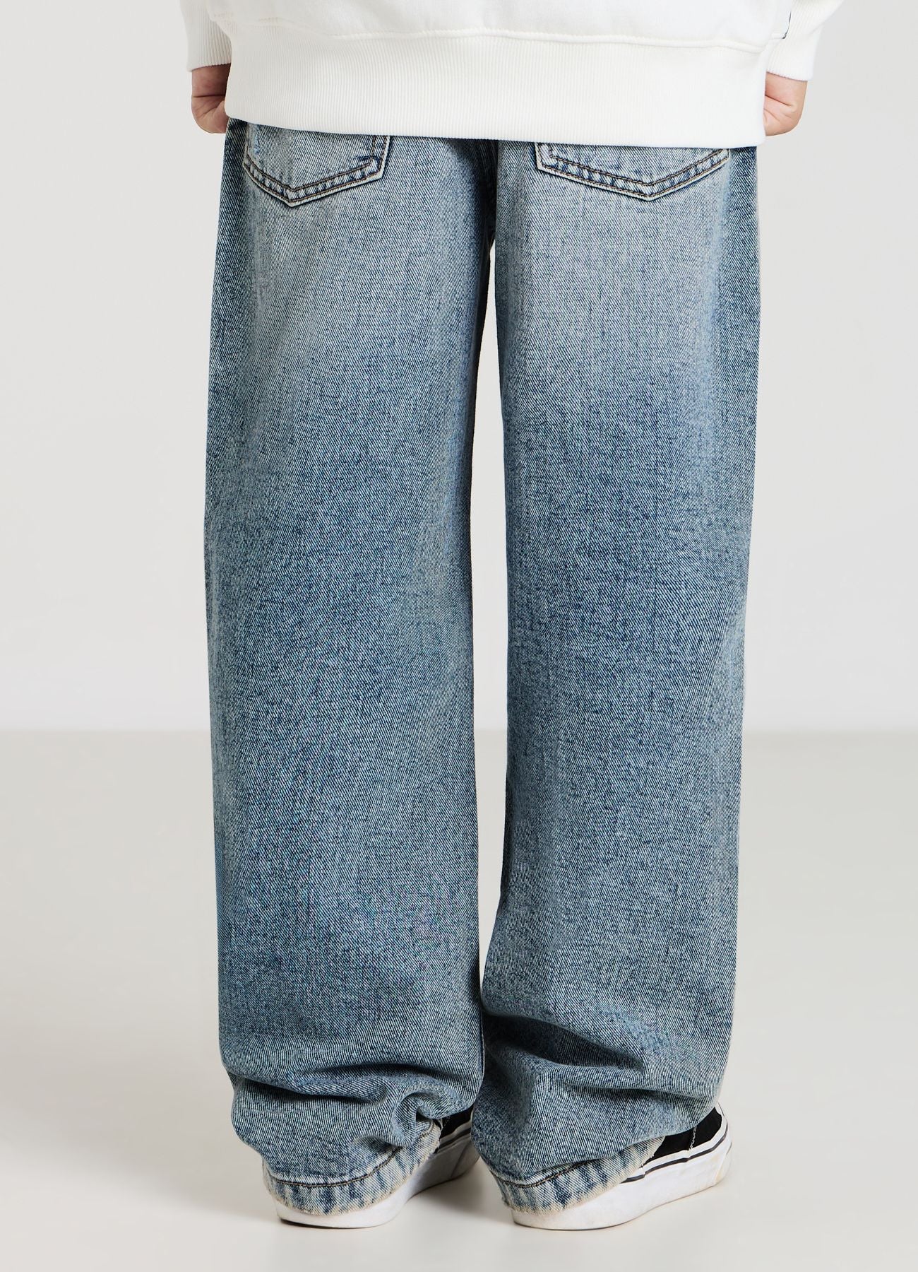 Jeans wide leg con strappi - Image 2