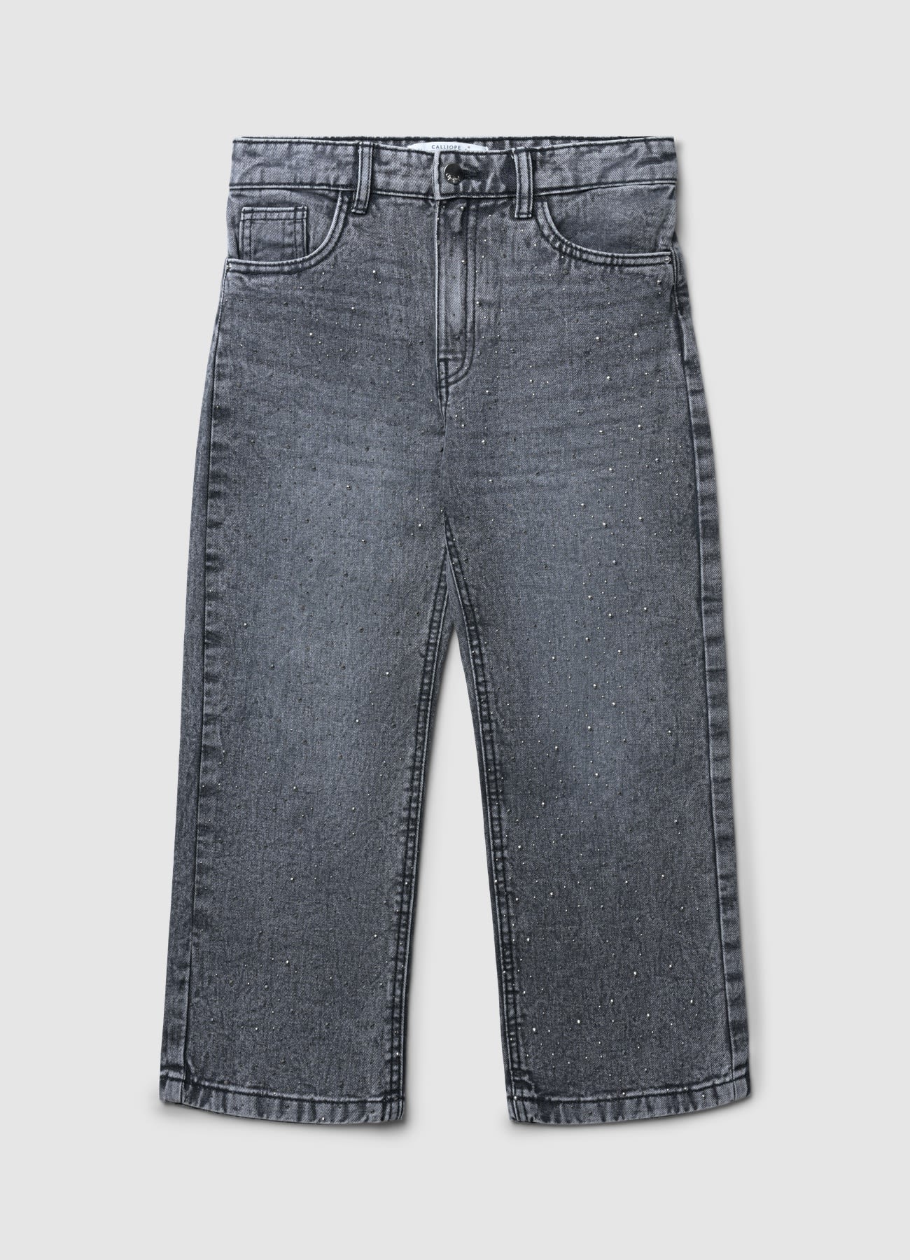 Jeans wide leg con strass - Image 6