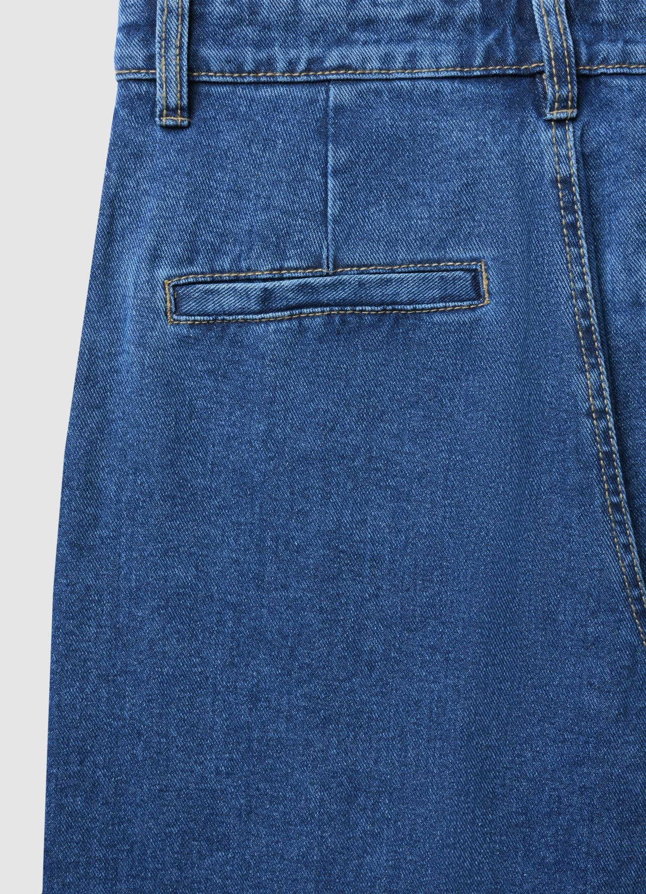 Jeans wide leg con tasche alla francese - Image 6