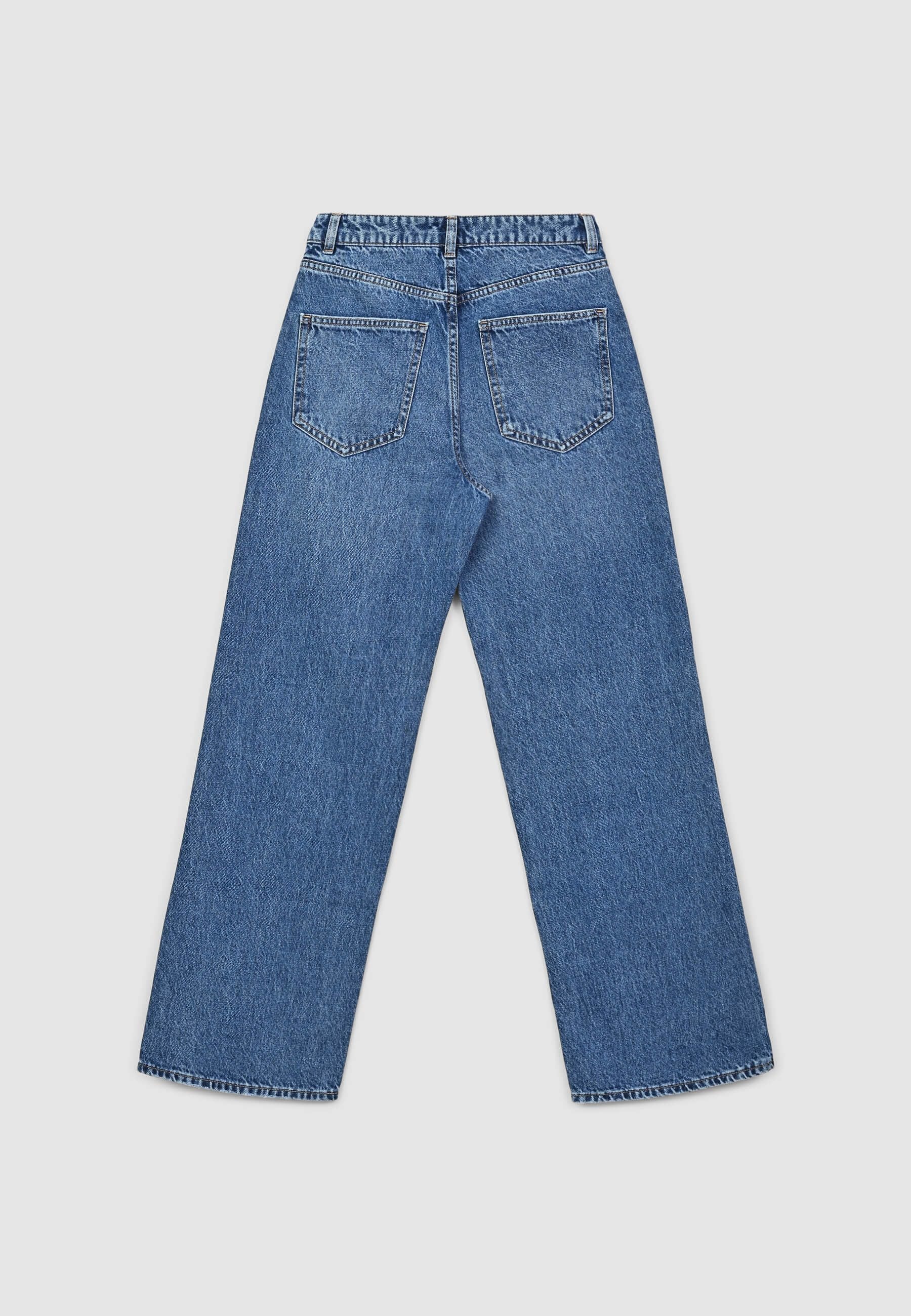 Jeans wide leg vita alta - Image 4