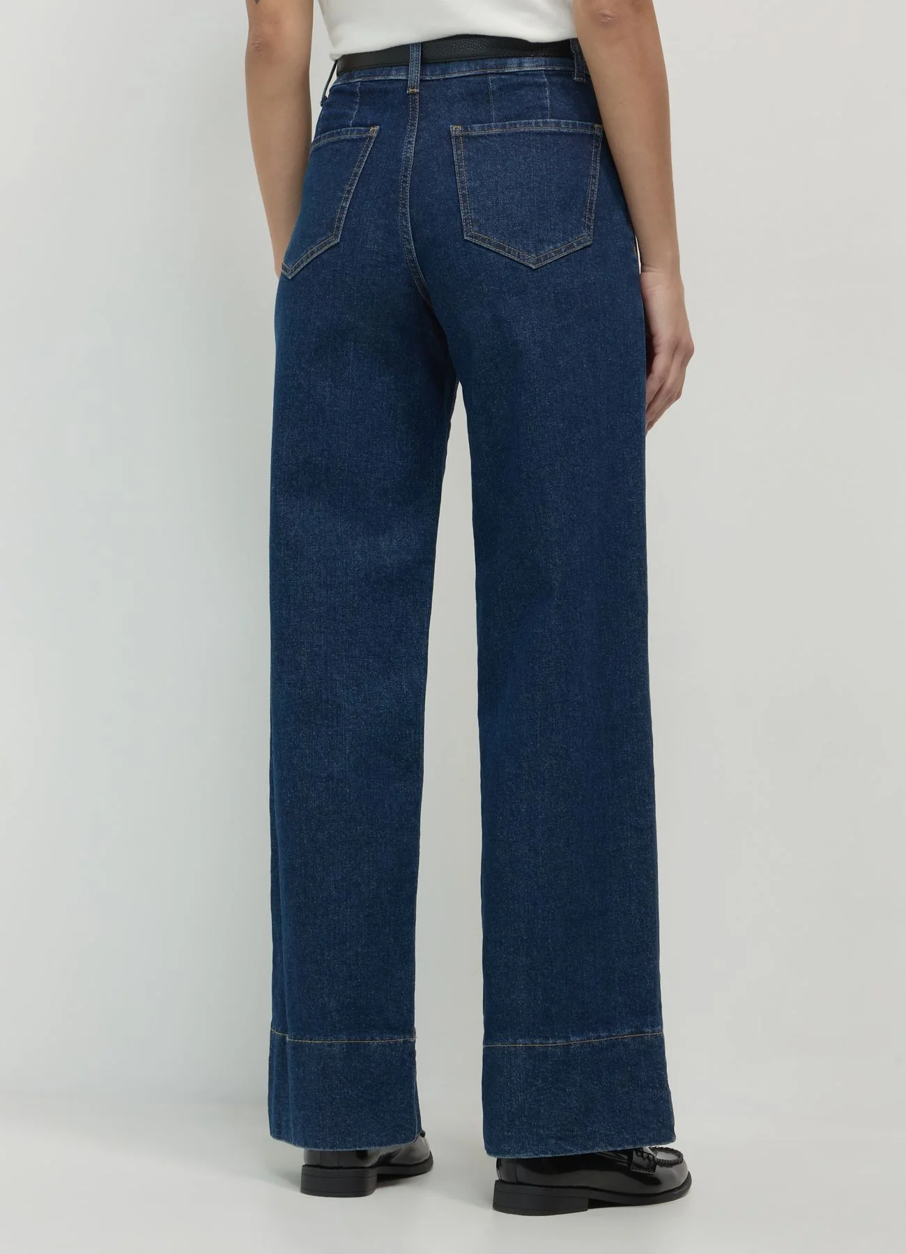 Jeans wide leg vita alta - Image 3