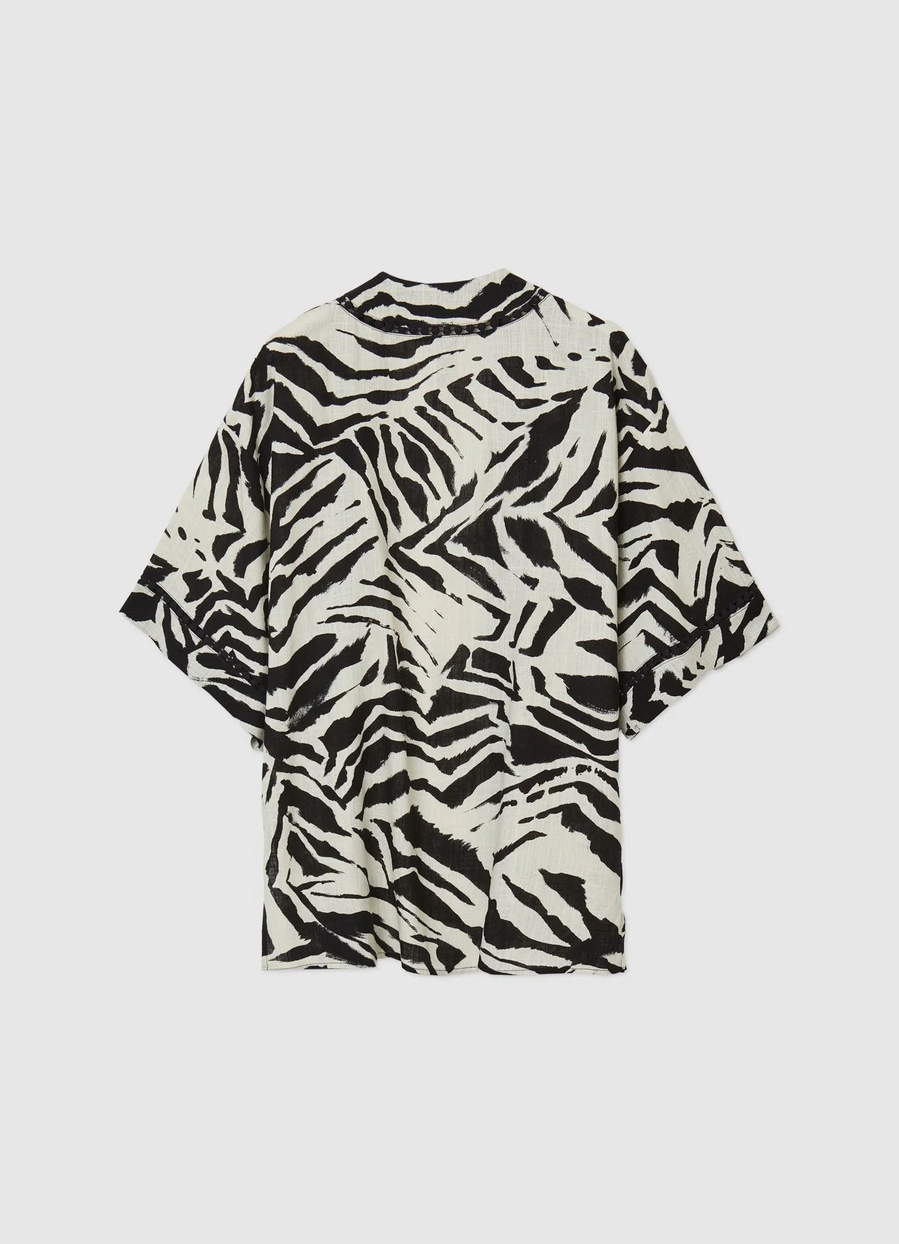 Kimono zebrato misto lino - Image 5