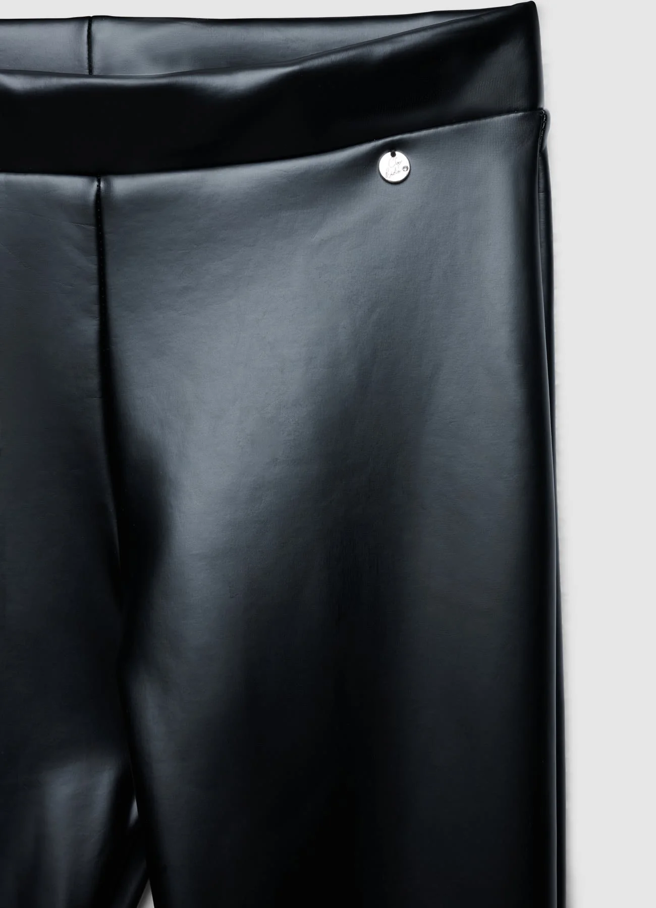 Leggings a zampa effetto pelle - Image 4
