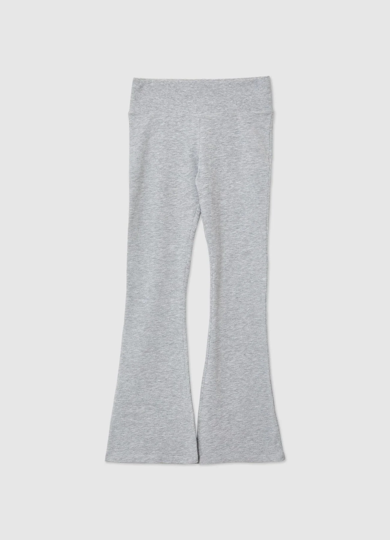 Leggings a zampa tinta unita - Image 5