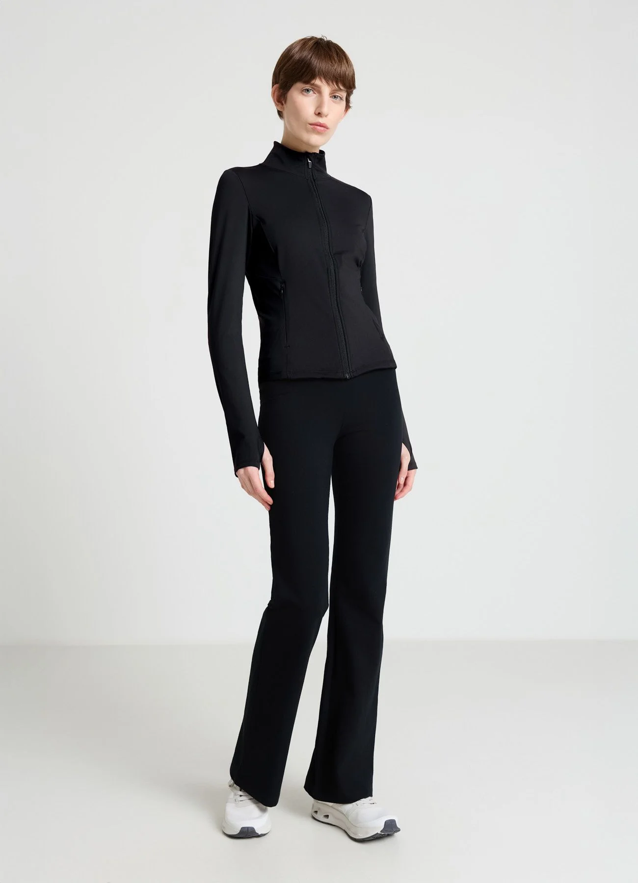 Leggings flare a tinta unita - Image 3