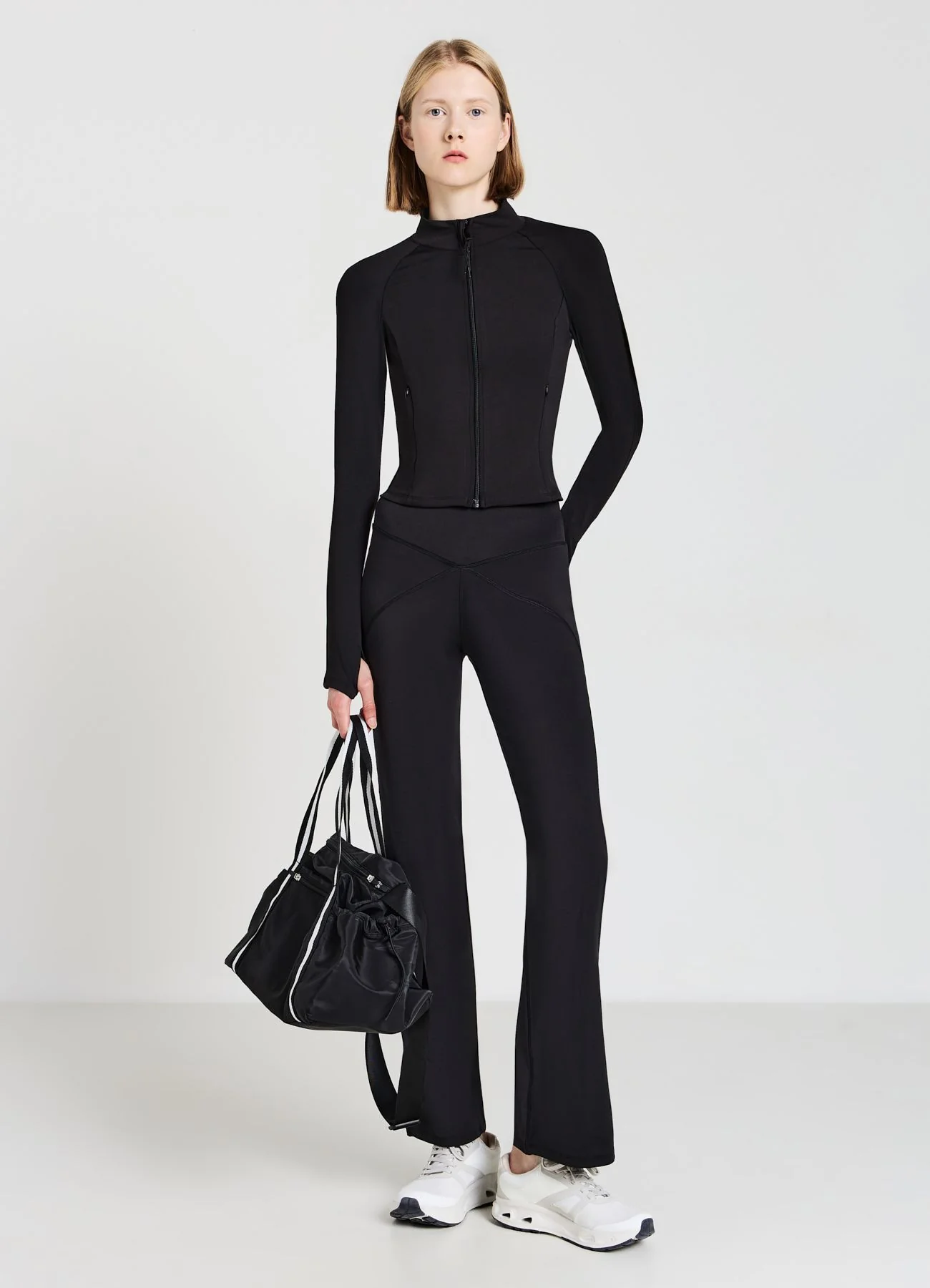 Leggings lungo con cuciture - Image 3