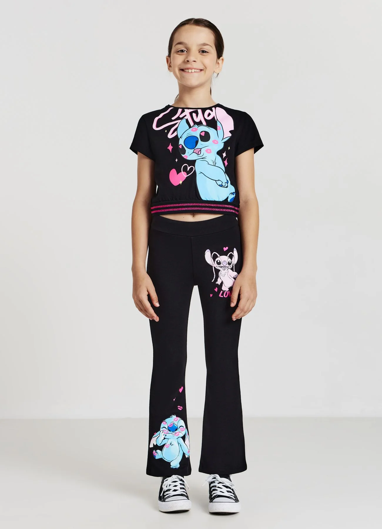 Leggings lungo con stampa Stitch - Image 3