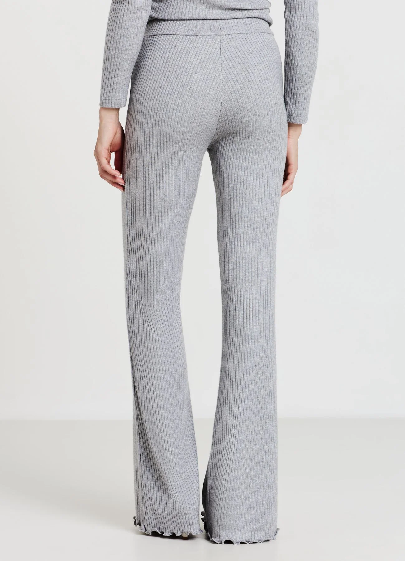 Leggings zampa a costine - Image 3