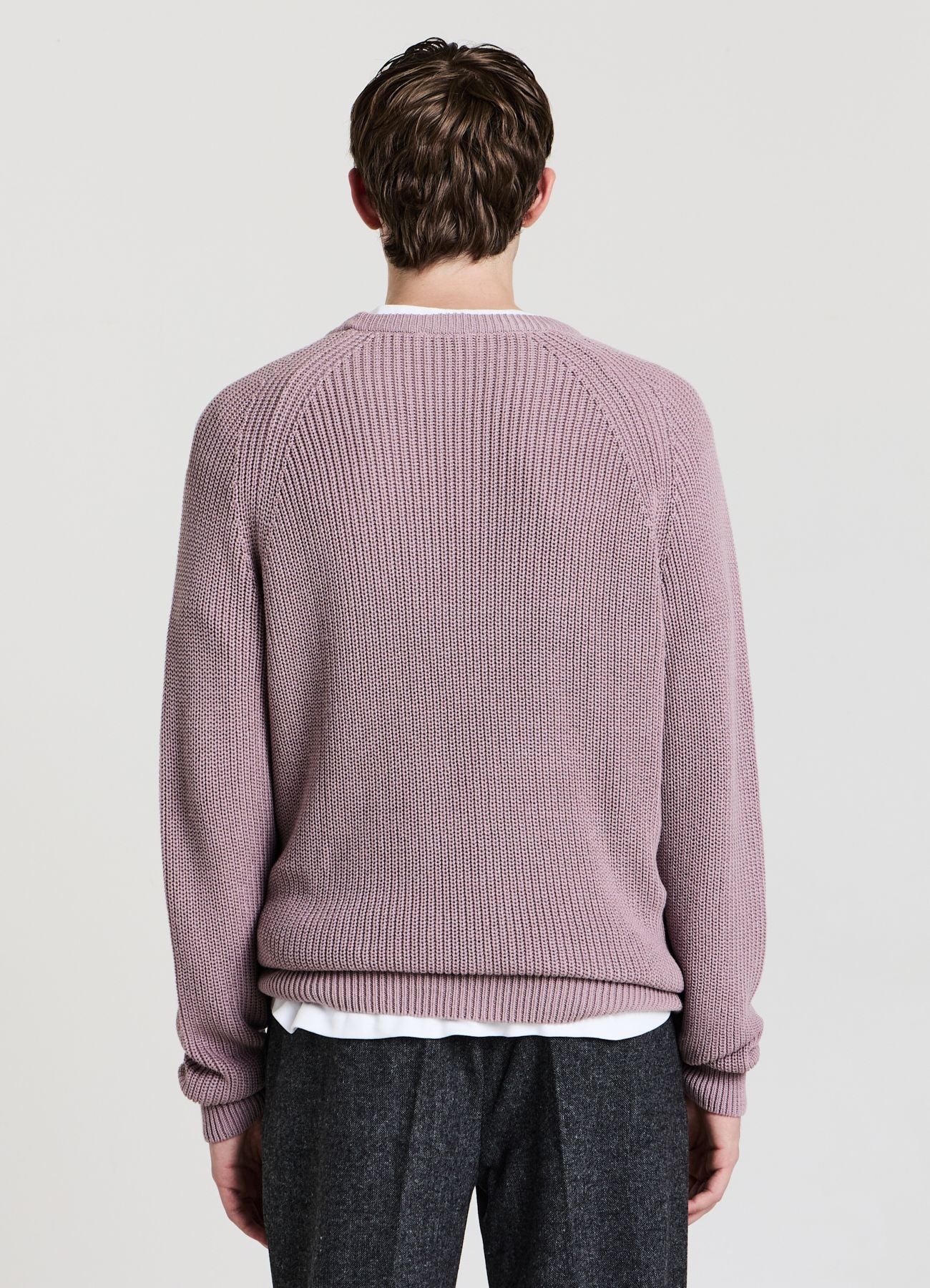 Maglia a coste con maniche raglan - Image 2