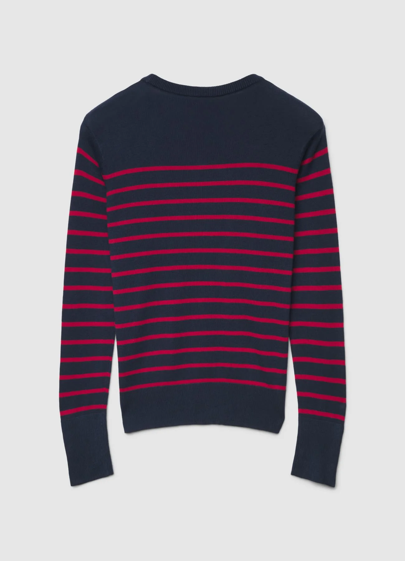 Maglia a righe con girocollo - Image 6