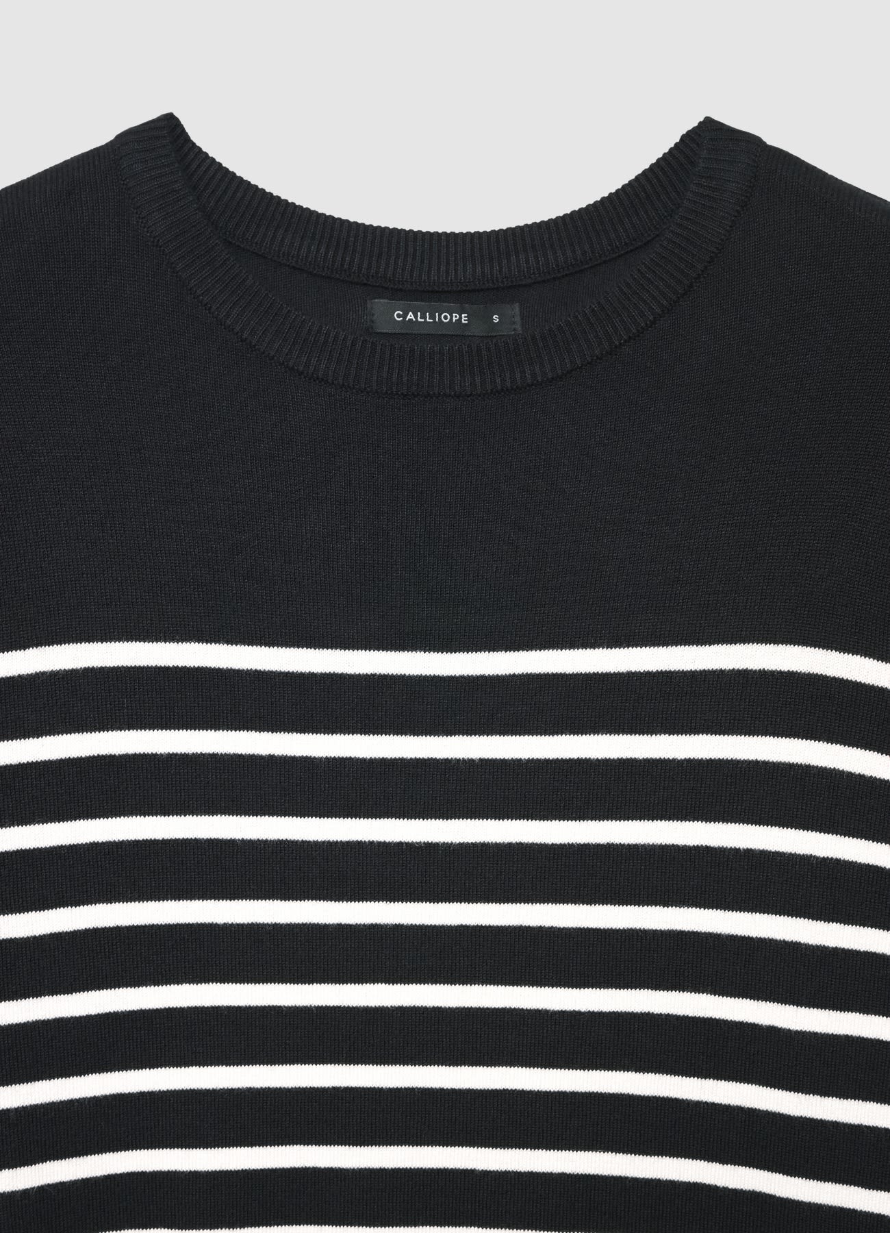 Maglia a righe con girocollo - Image 6