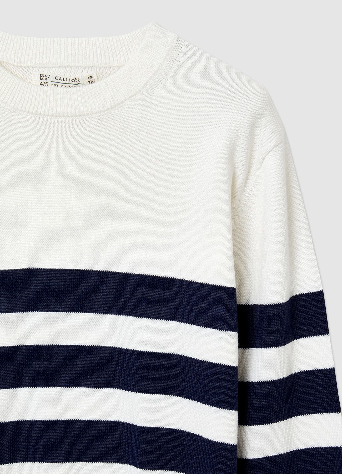 Maglia a righe girocollo