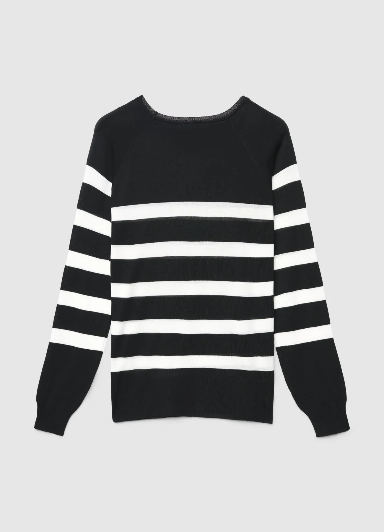 Maglia a righe maniche raglan - Image 4