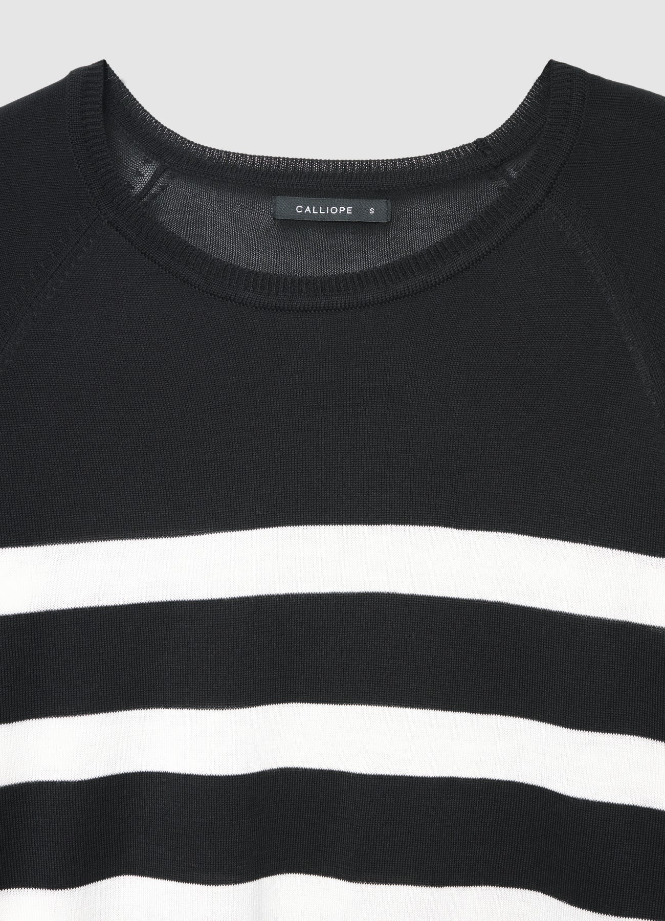 Maglia a righe maniche raglan - Image 5