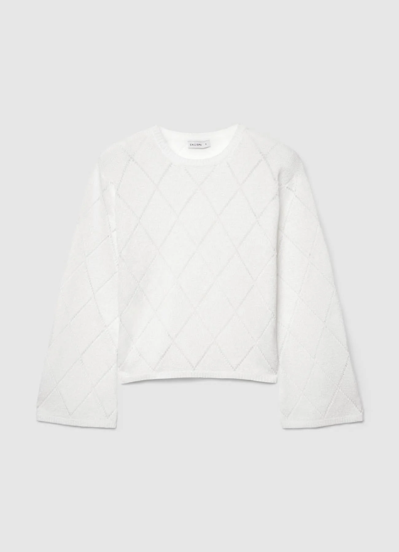 Maglia a rombi traforati - Image 5