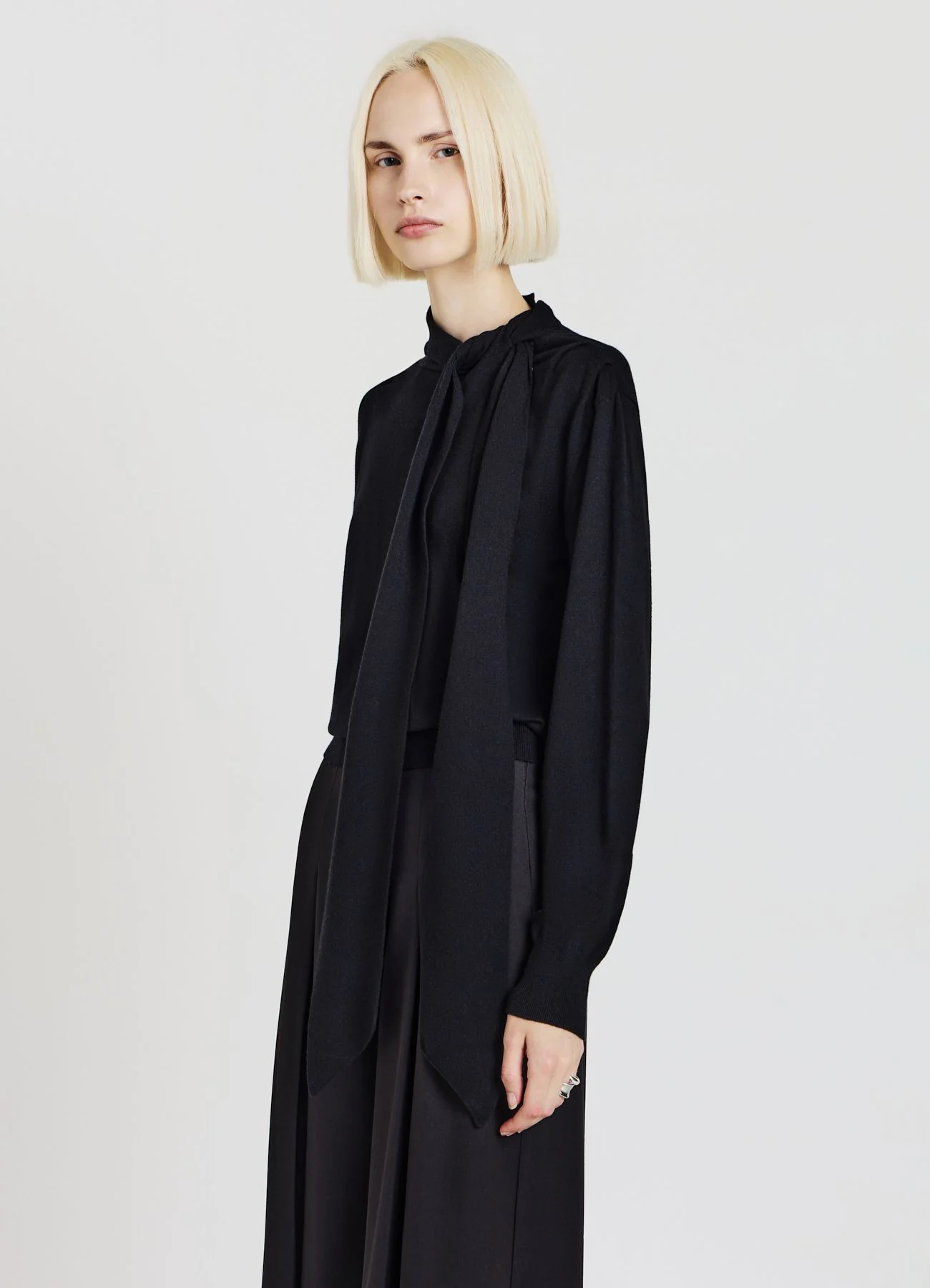 Maglia con collo a sciarpa - Image 3