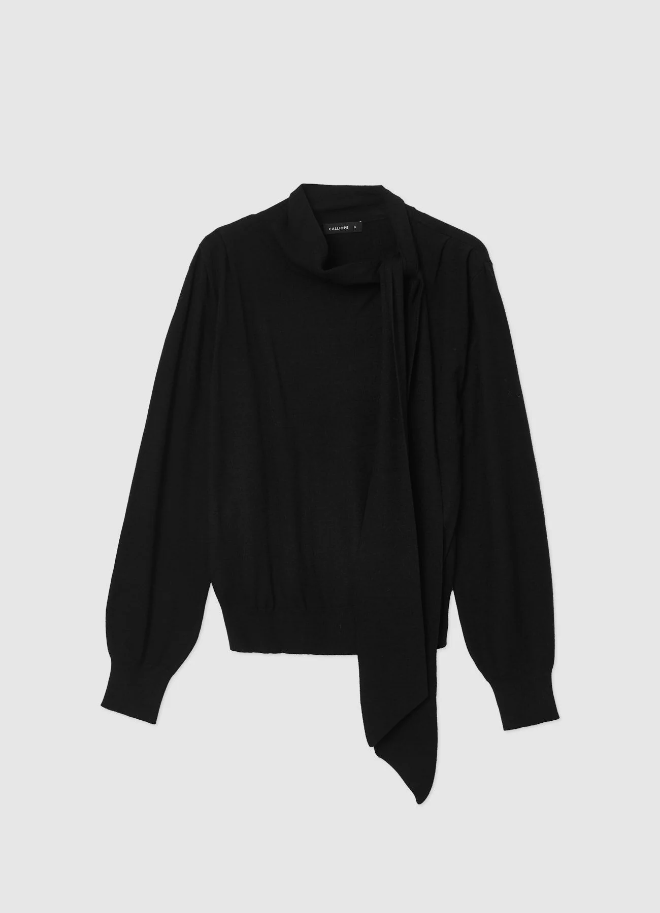 Maglia con collo a sciarpa - Image 4