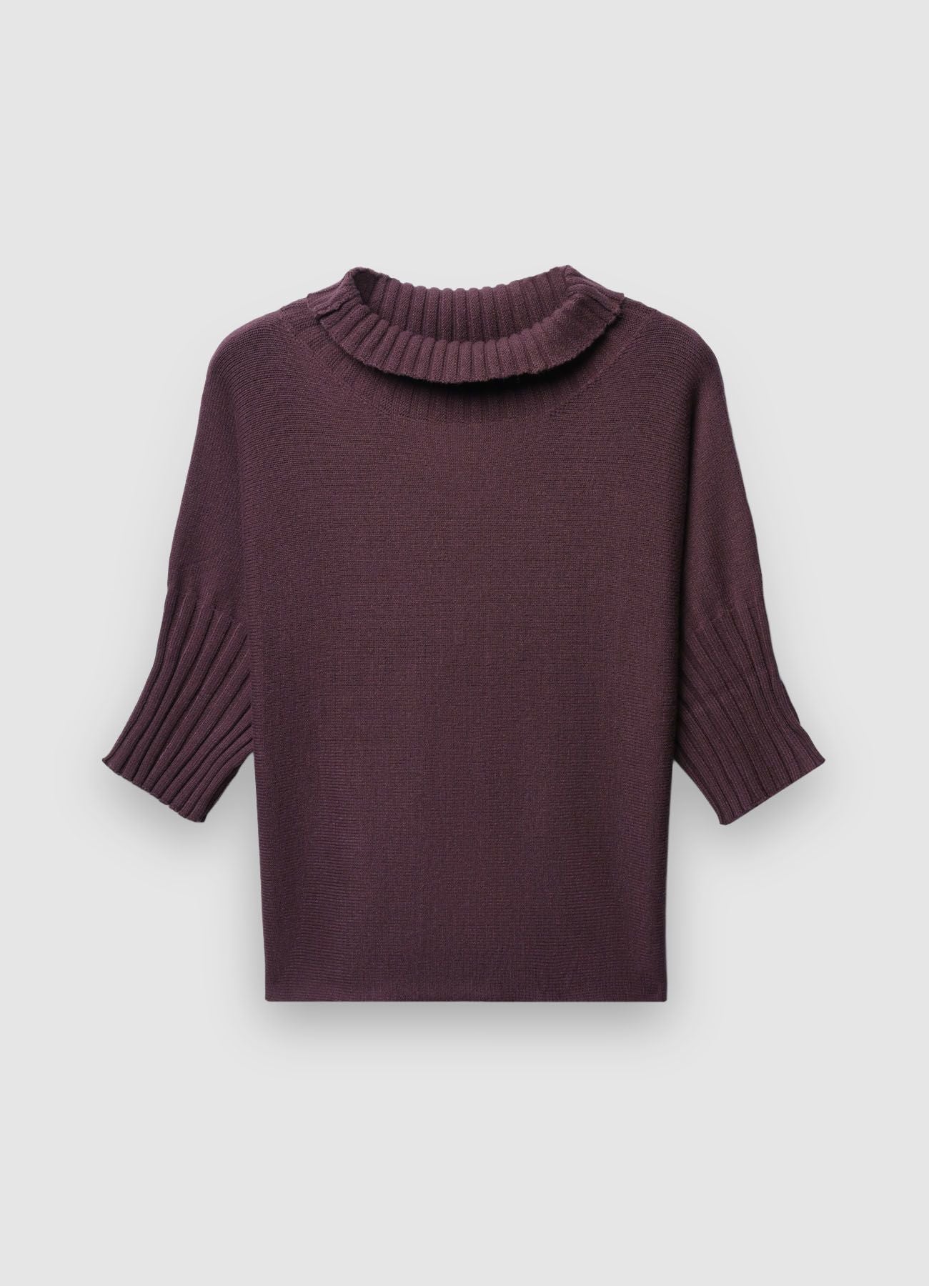 Maglia con collo cratere e maniche 3/4 - Image 4