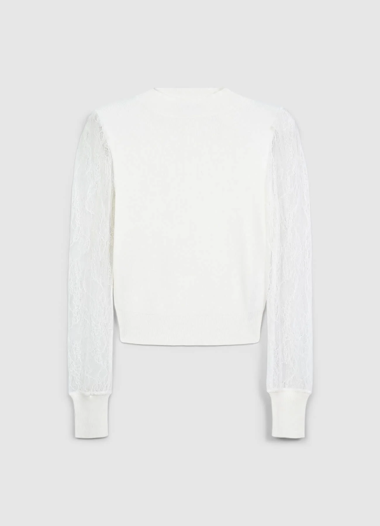 Maglia con maniche in pizzo - Image 5