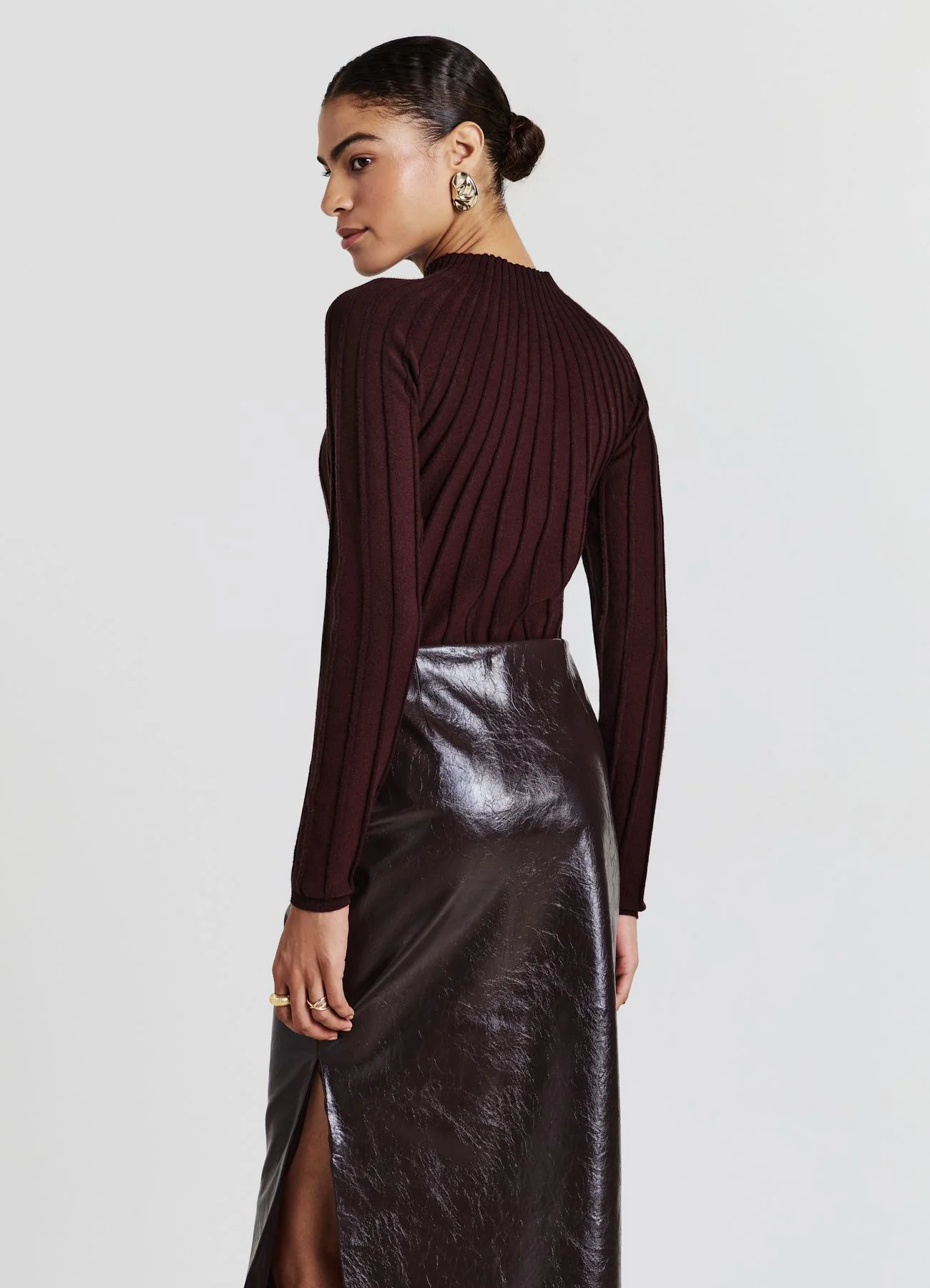 Maglia con nervature