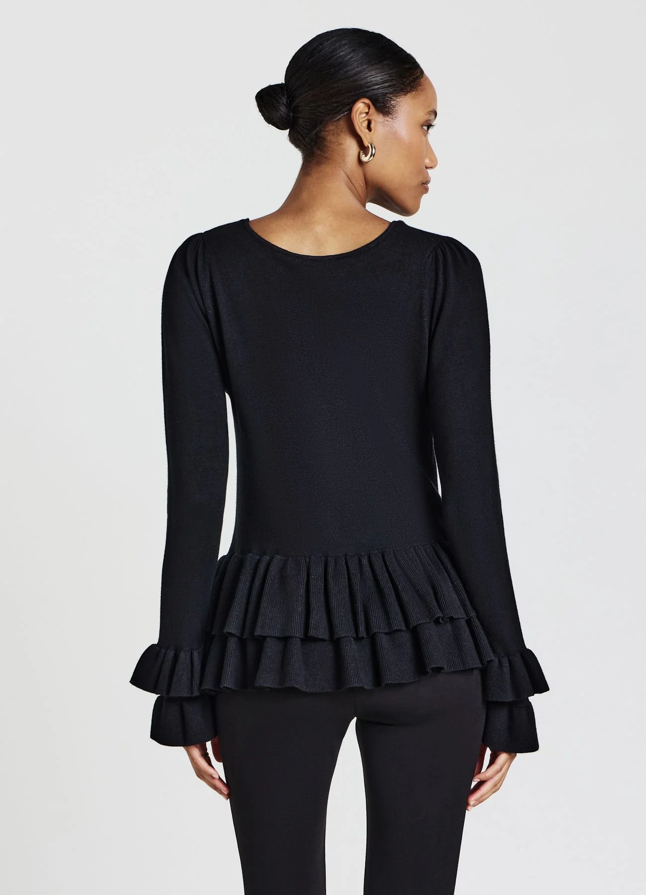 Maglia con volant