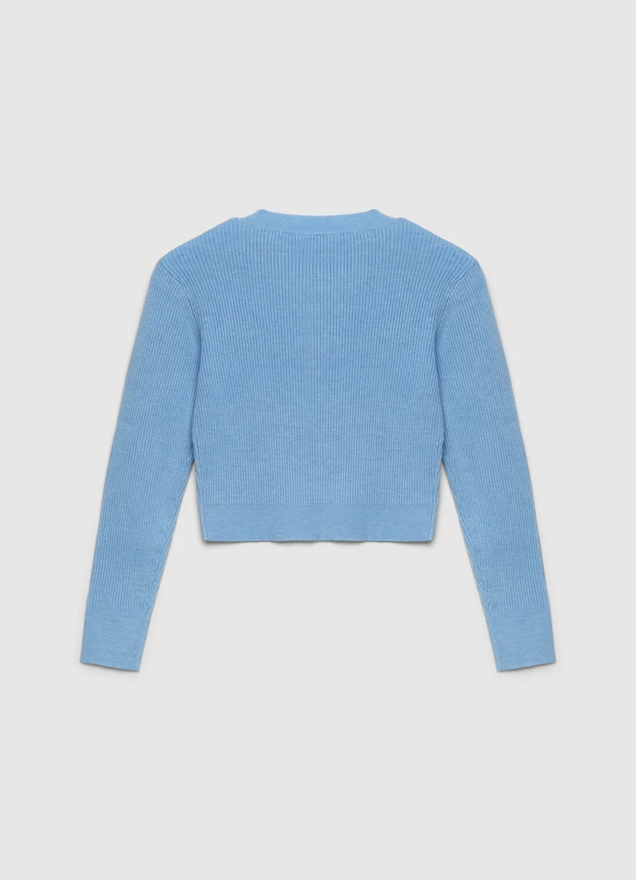 Maglia crop a costine - Image 6
