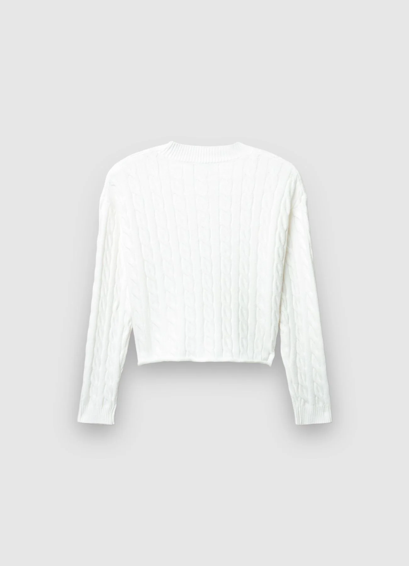 Maglia crop con trecce - Image 4