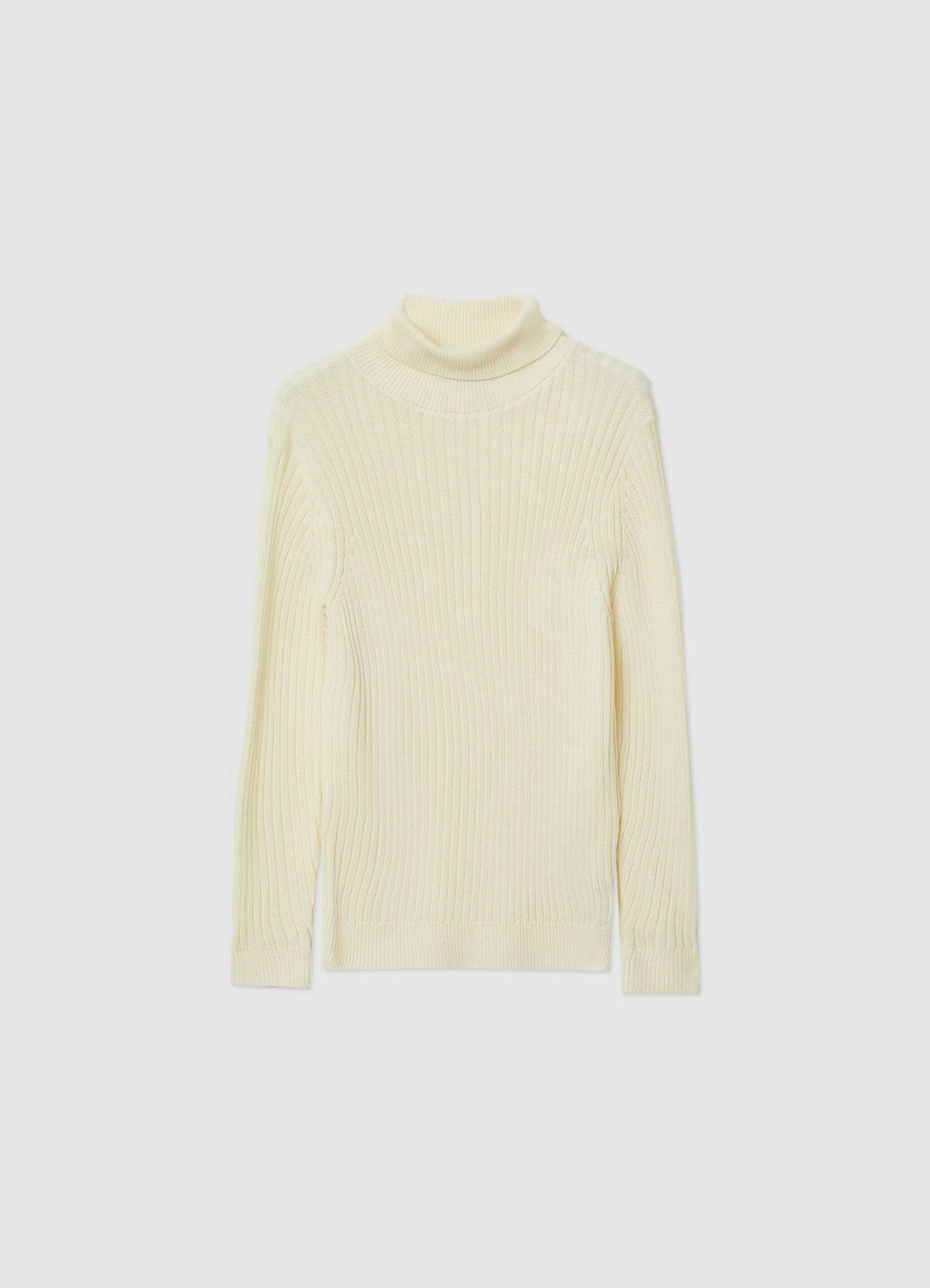 Maglia dolcevita a coste - Image 5