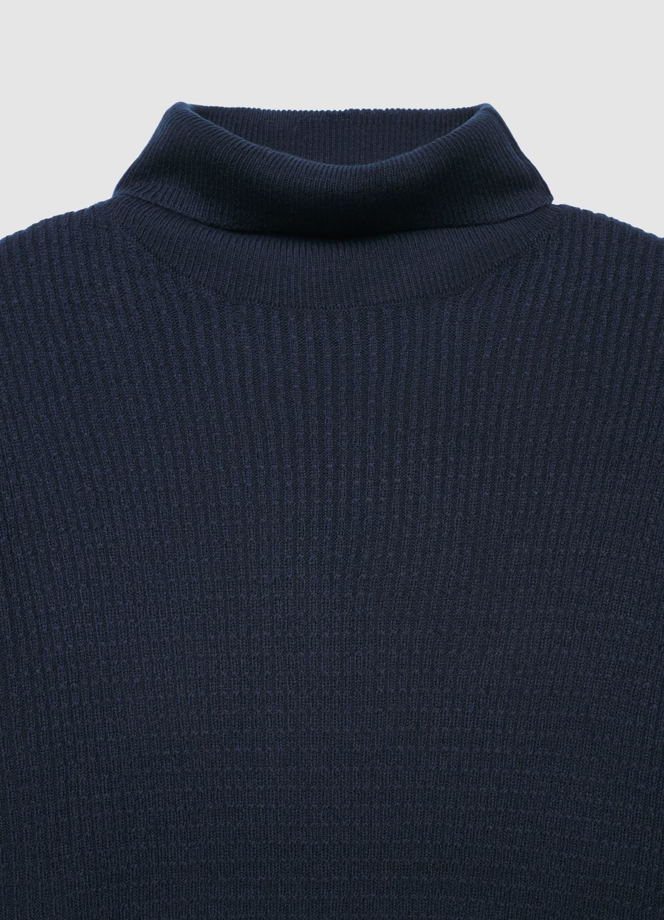 Maglia dolcevita a trama waffle - Image 6