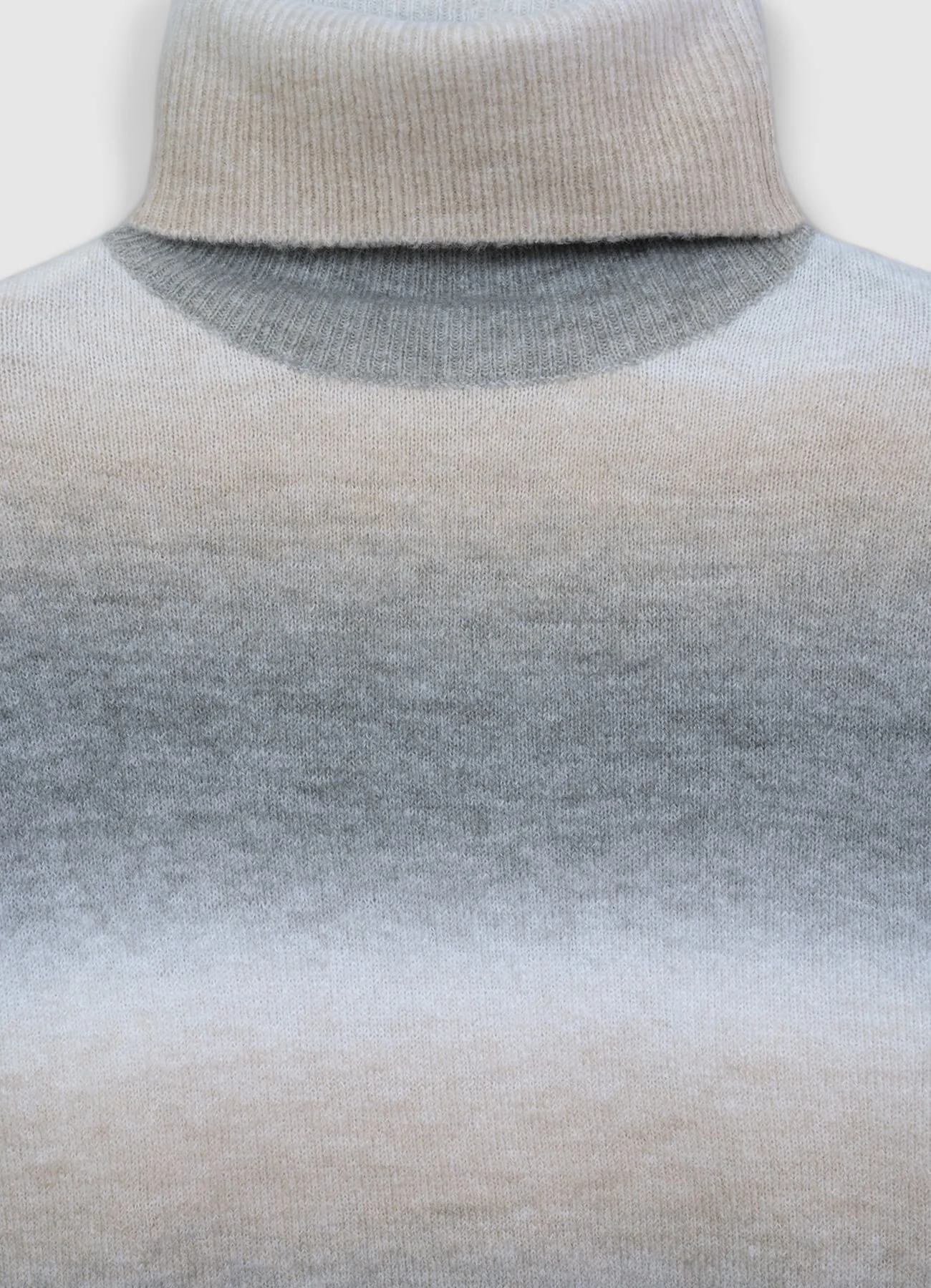 Maglia dolcevita fantasia sfumata - Image 6