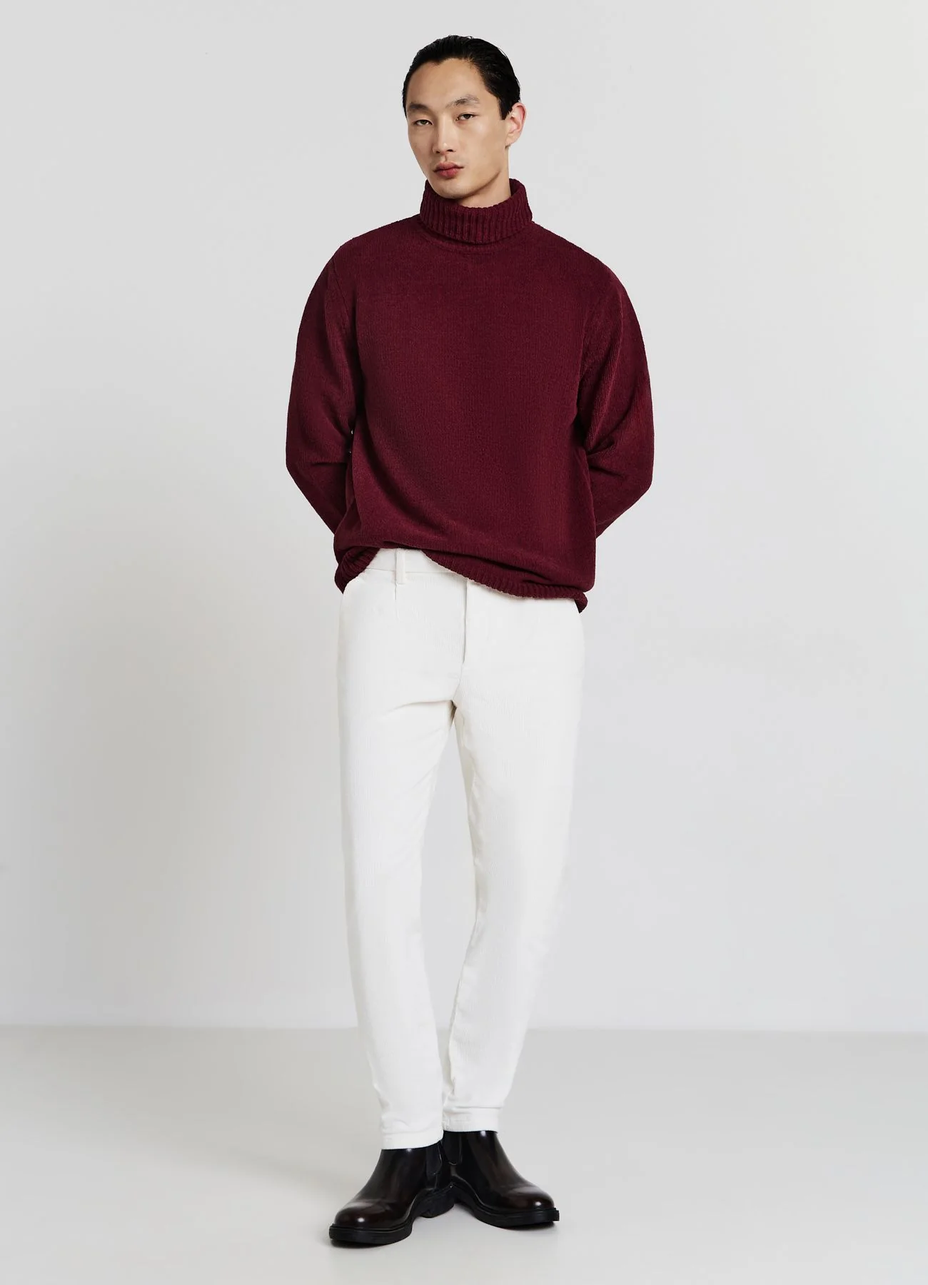Maglia dolcevita in ciniglia - Image 2