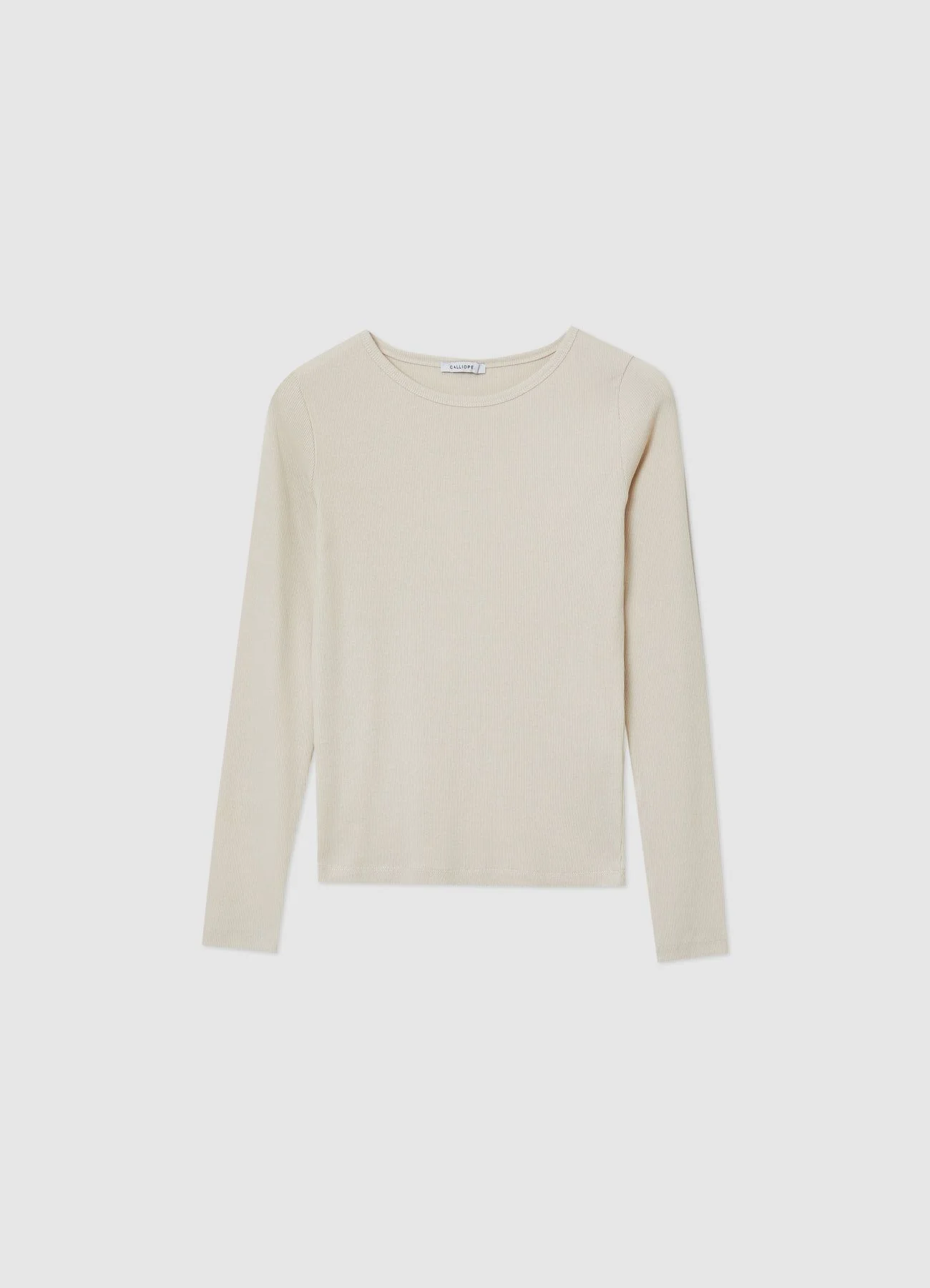 Maglia girocollo a costine - Image 4
