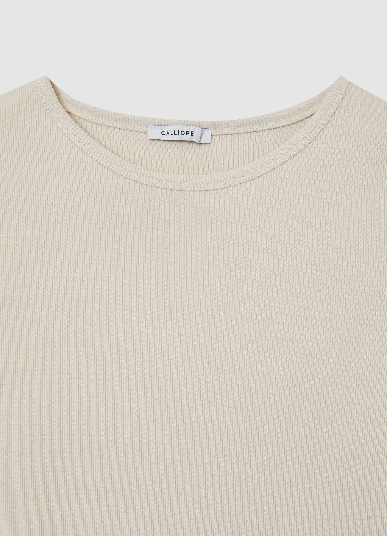 Maglia girocollo a costine - Image 5