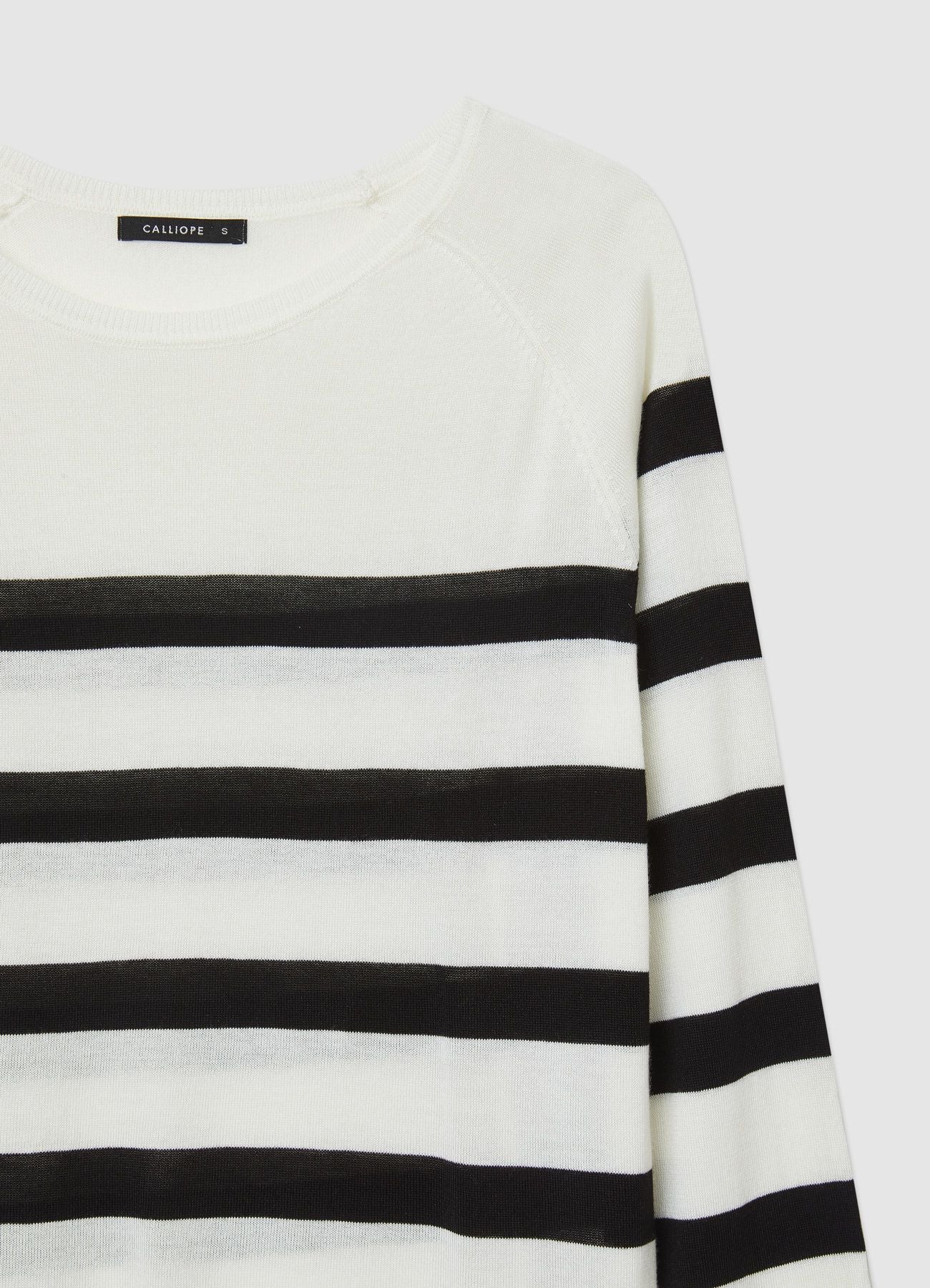 Maglia girocollo a righe - Image 6