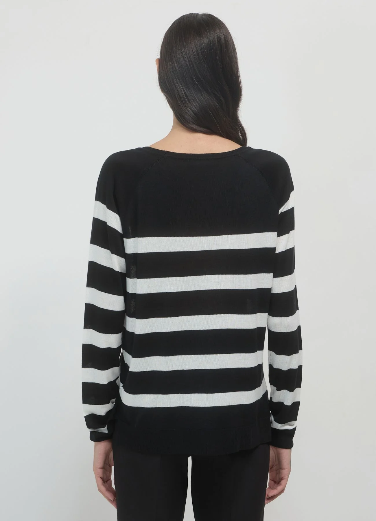Maglia girocollo a righe - Image 2